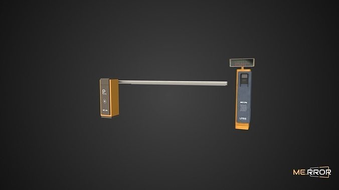 Game Ready License Plate Recognition Device Low-poly 3D model