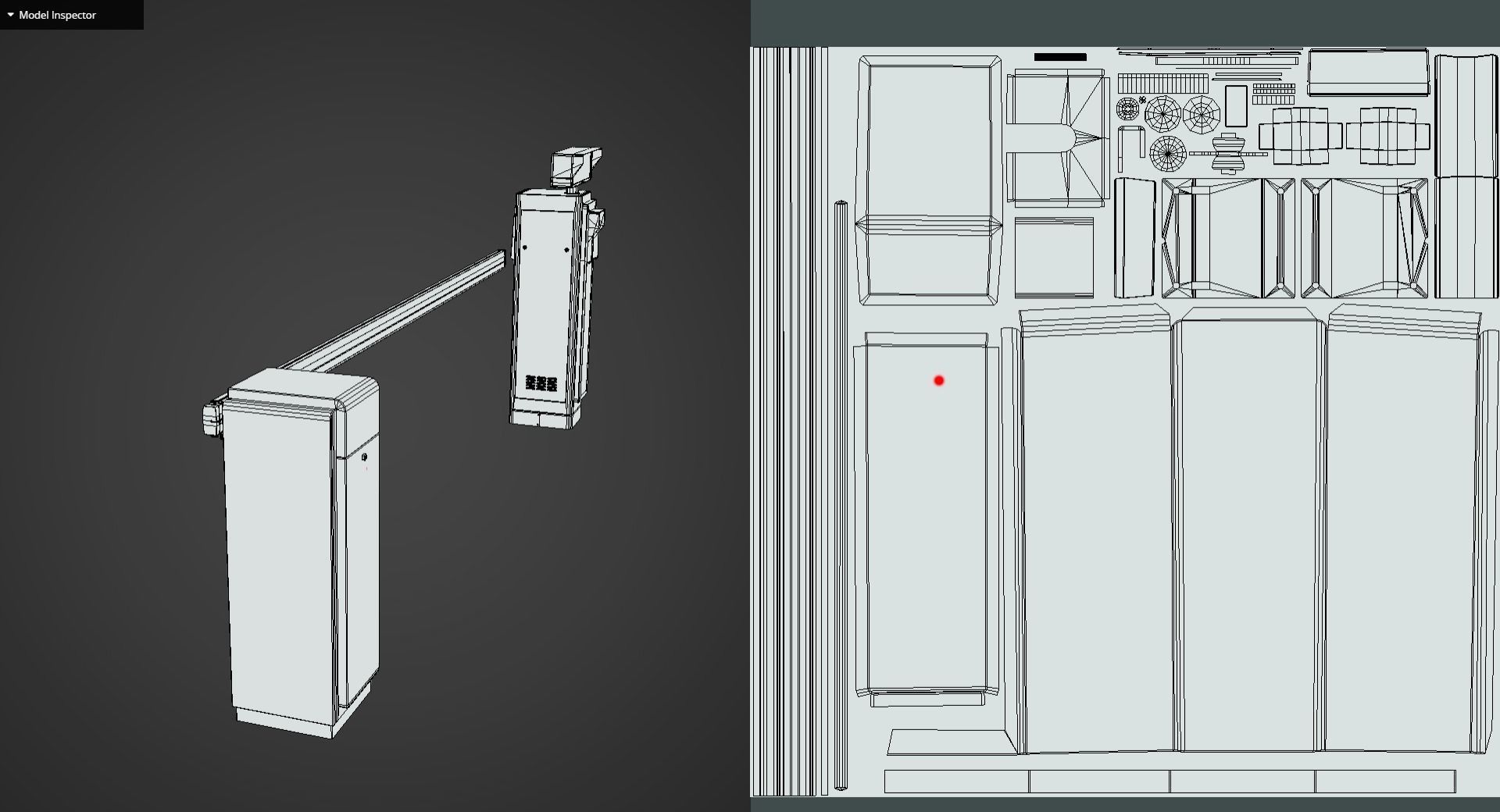 Game Ready License Plate Recognition Device Low-poly 3D model_13