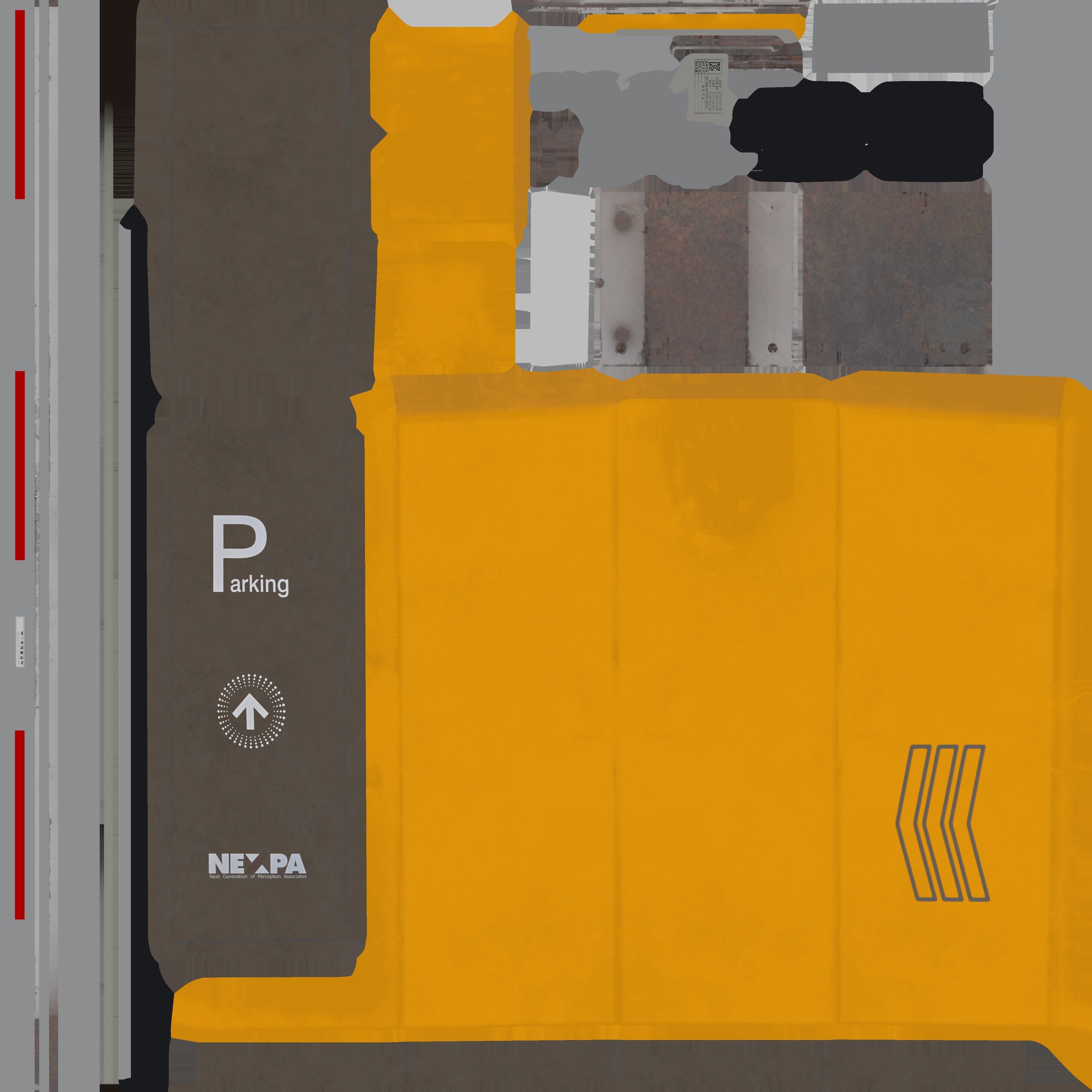 Game Ready License Plate Recognition Device Low-poly 3D model_19