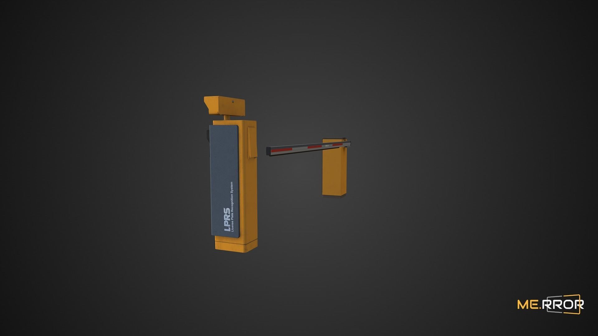 Game Ready License Plate Recognition Device Low-poly 3D model_8