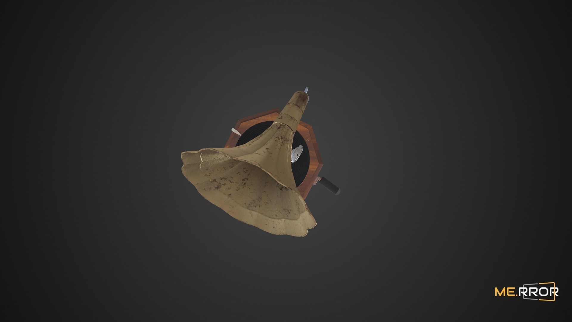 Game Ready Phonograph Low-poly 3D model_13
