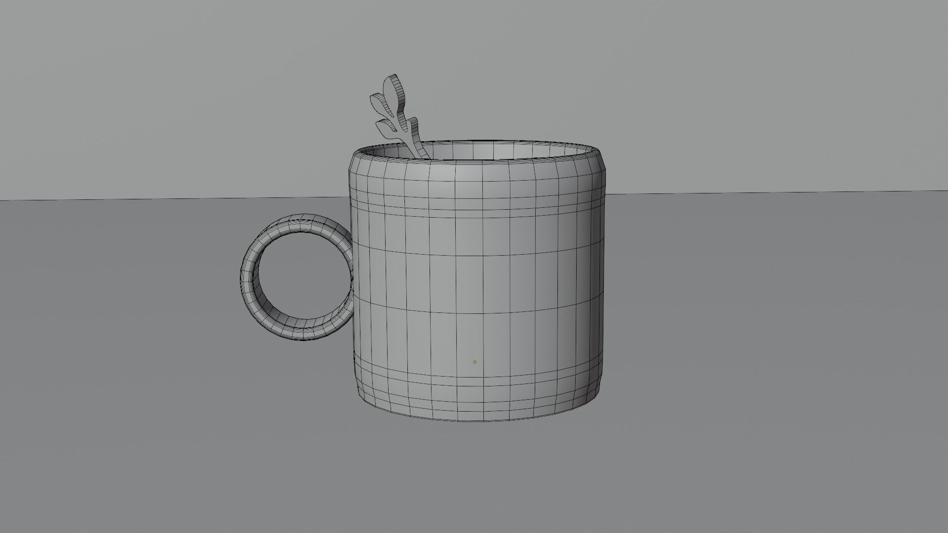 coffee cup 3D model_7