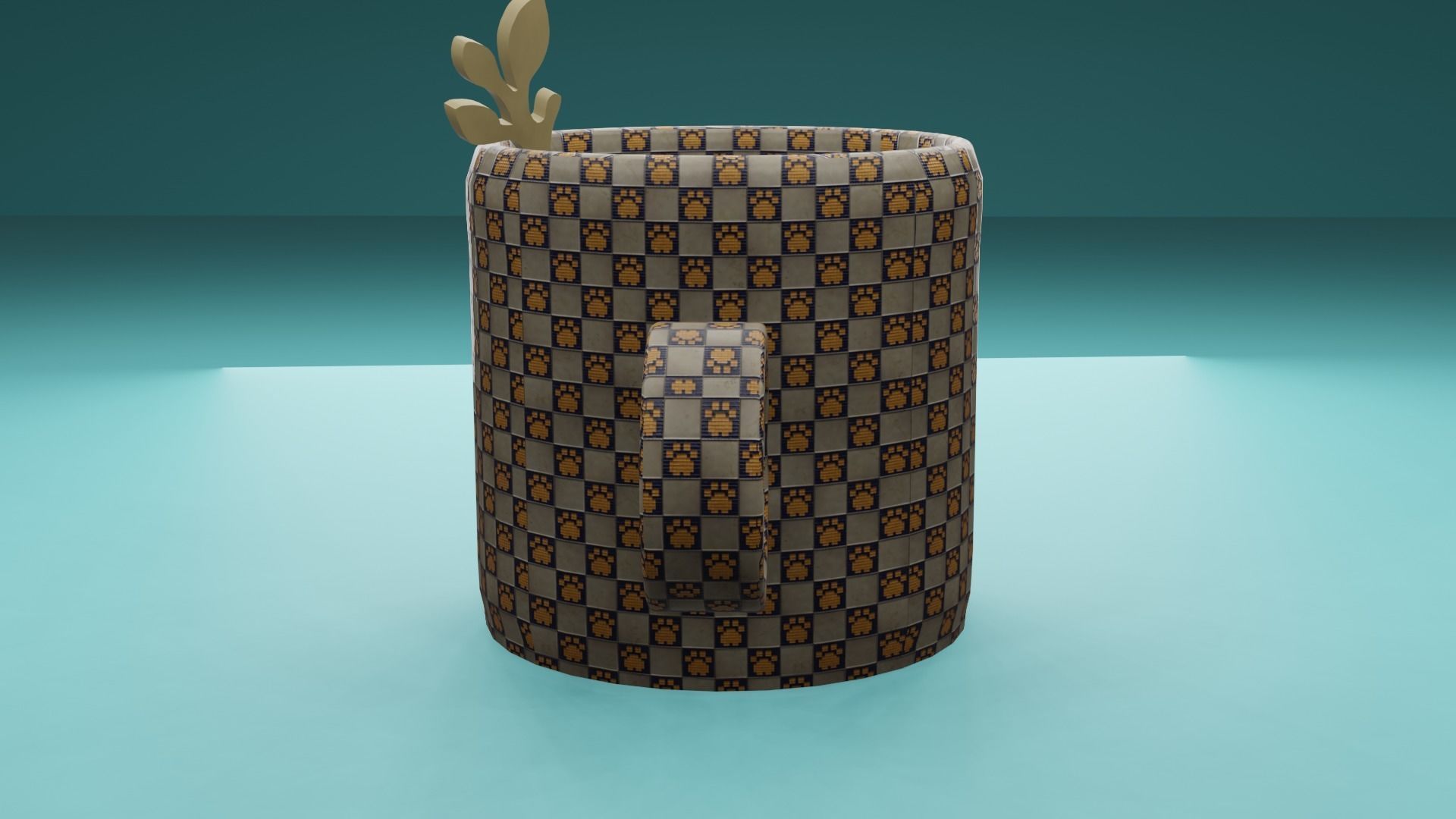 coffee cup 3D model_3