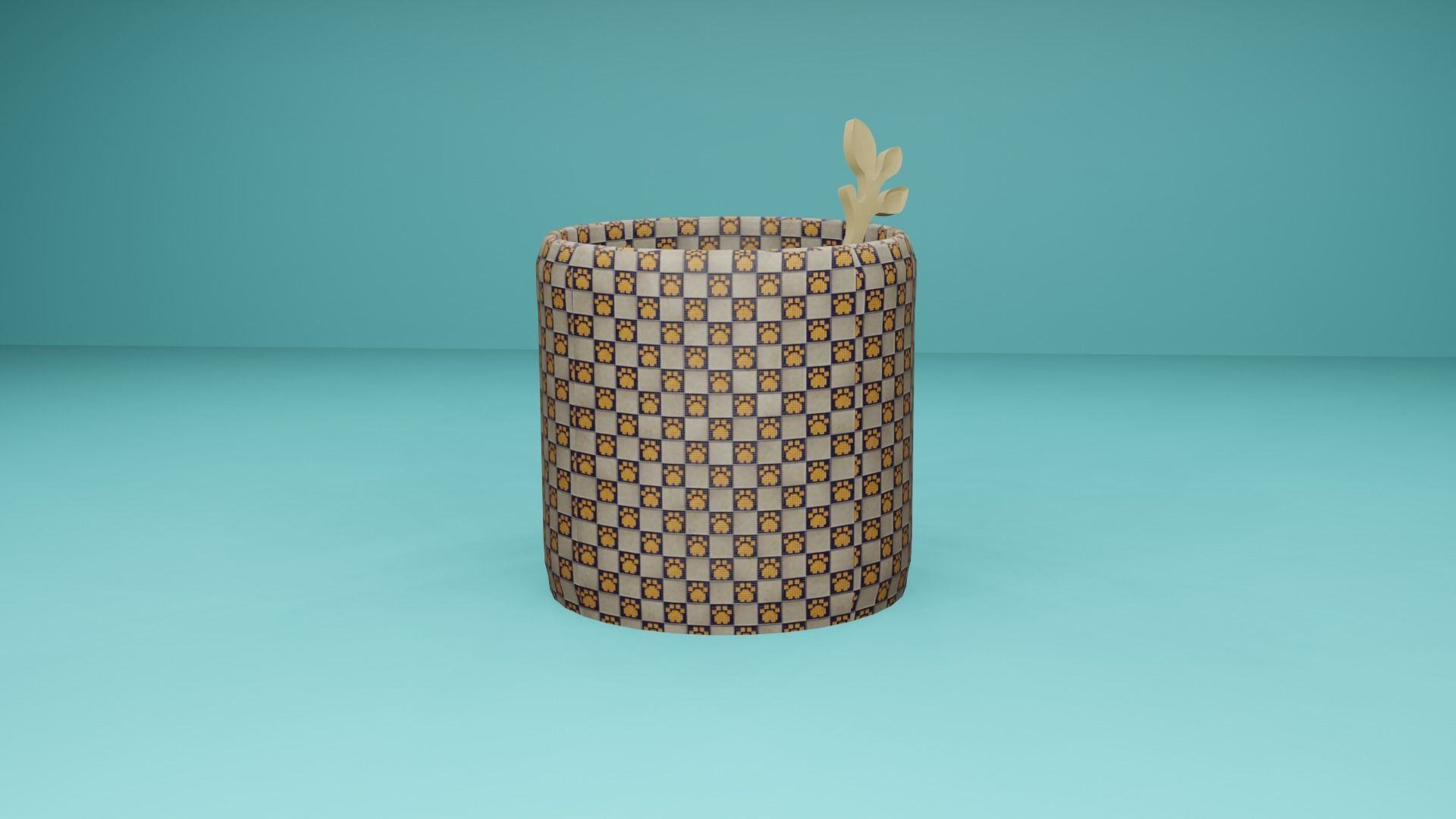 coffee cup 3D model_1