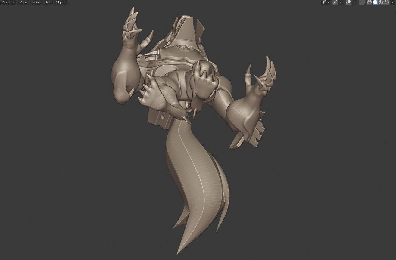 Project Warwick from League of Legends LOL 3D print model_6