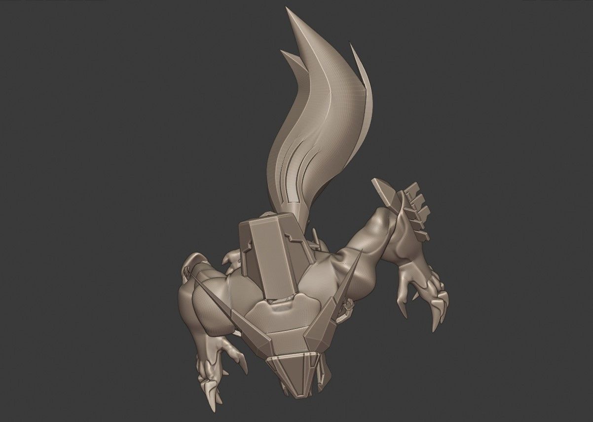 Project Warwick from League of Legends LOL 3D print model_5