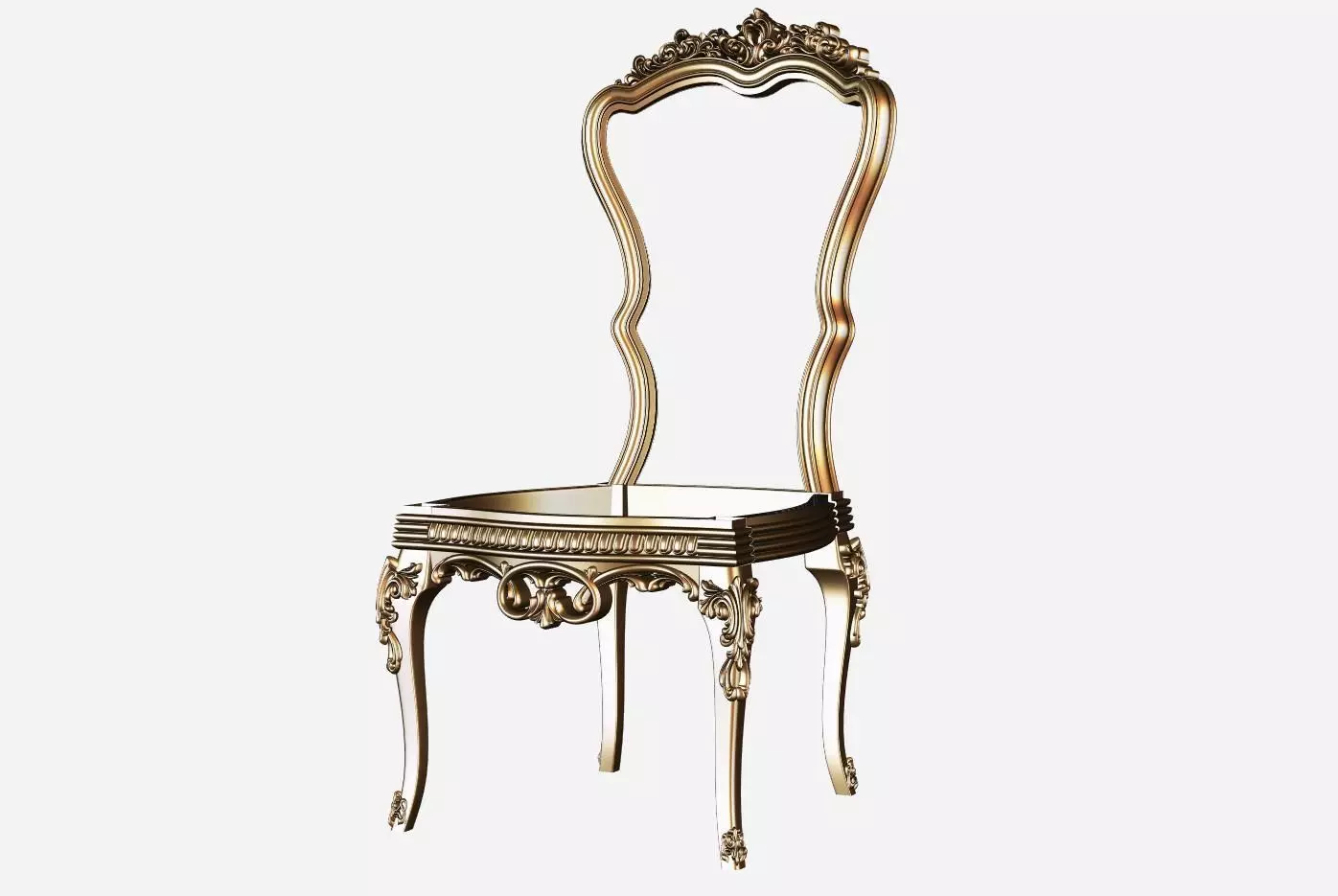 Chair 3d model for cnc 04 3D model_0