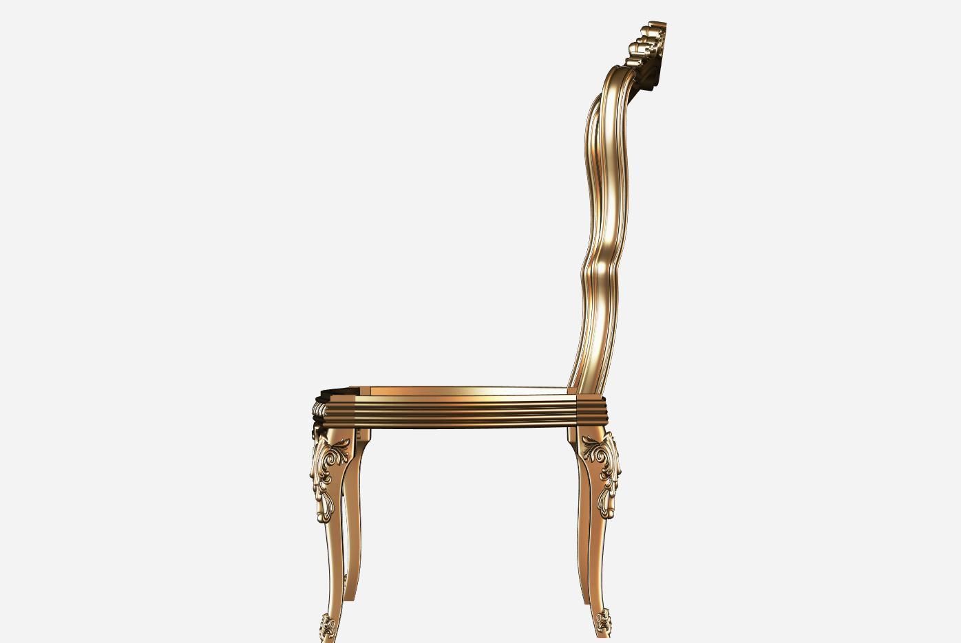 Chair 3d model for cnc 04 3D model_2