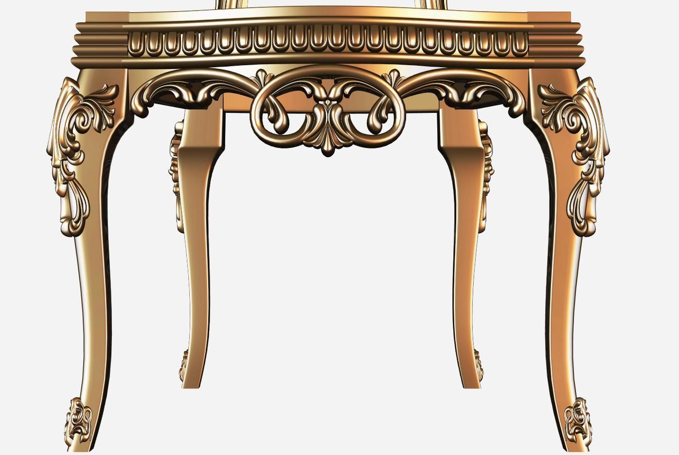 Chair 3d model for cnc 04 3D model_3