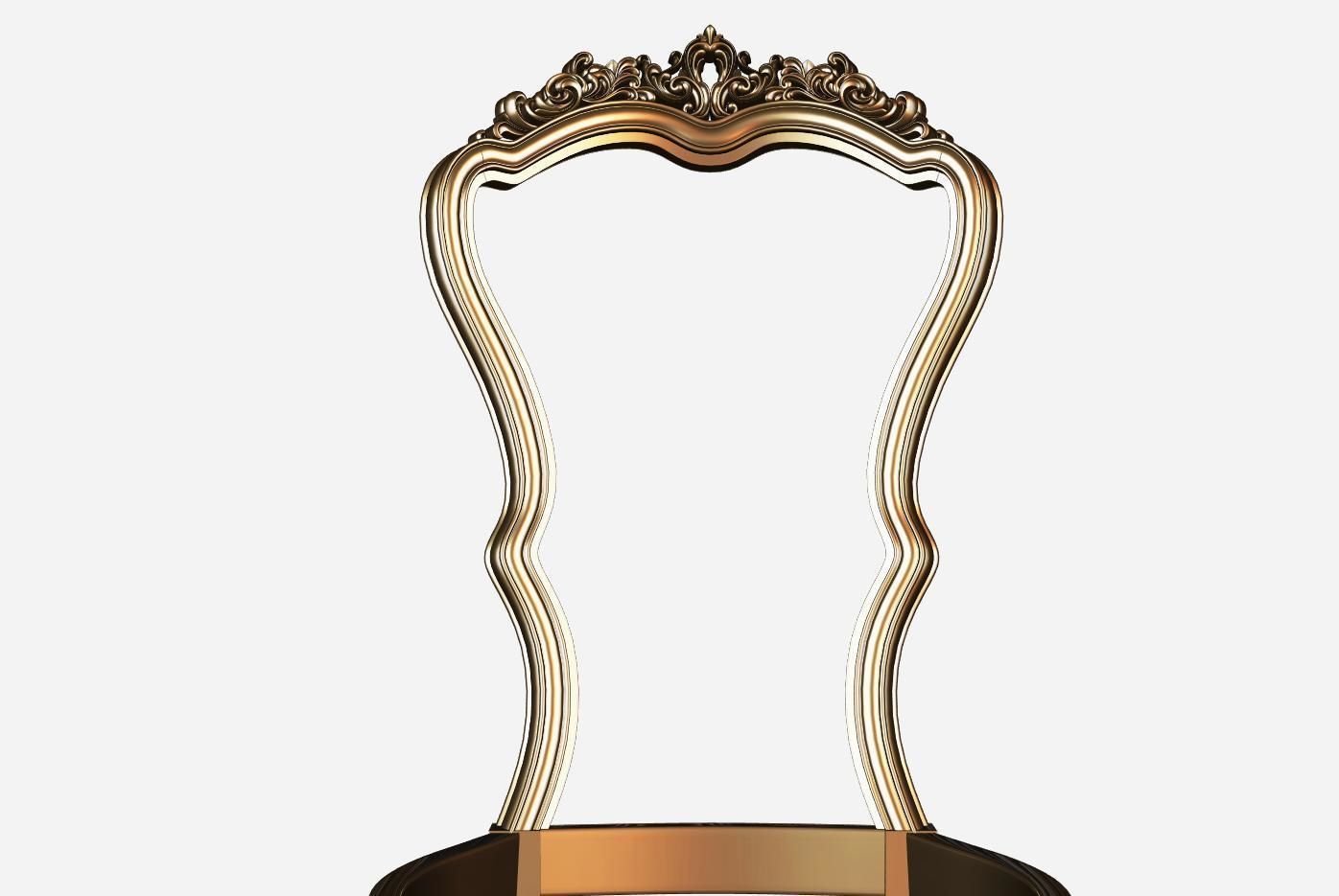 Chair 3d model for cnc 04 3D model_4