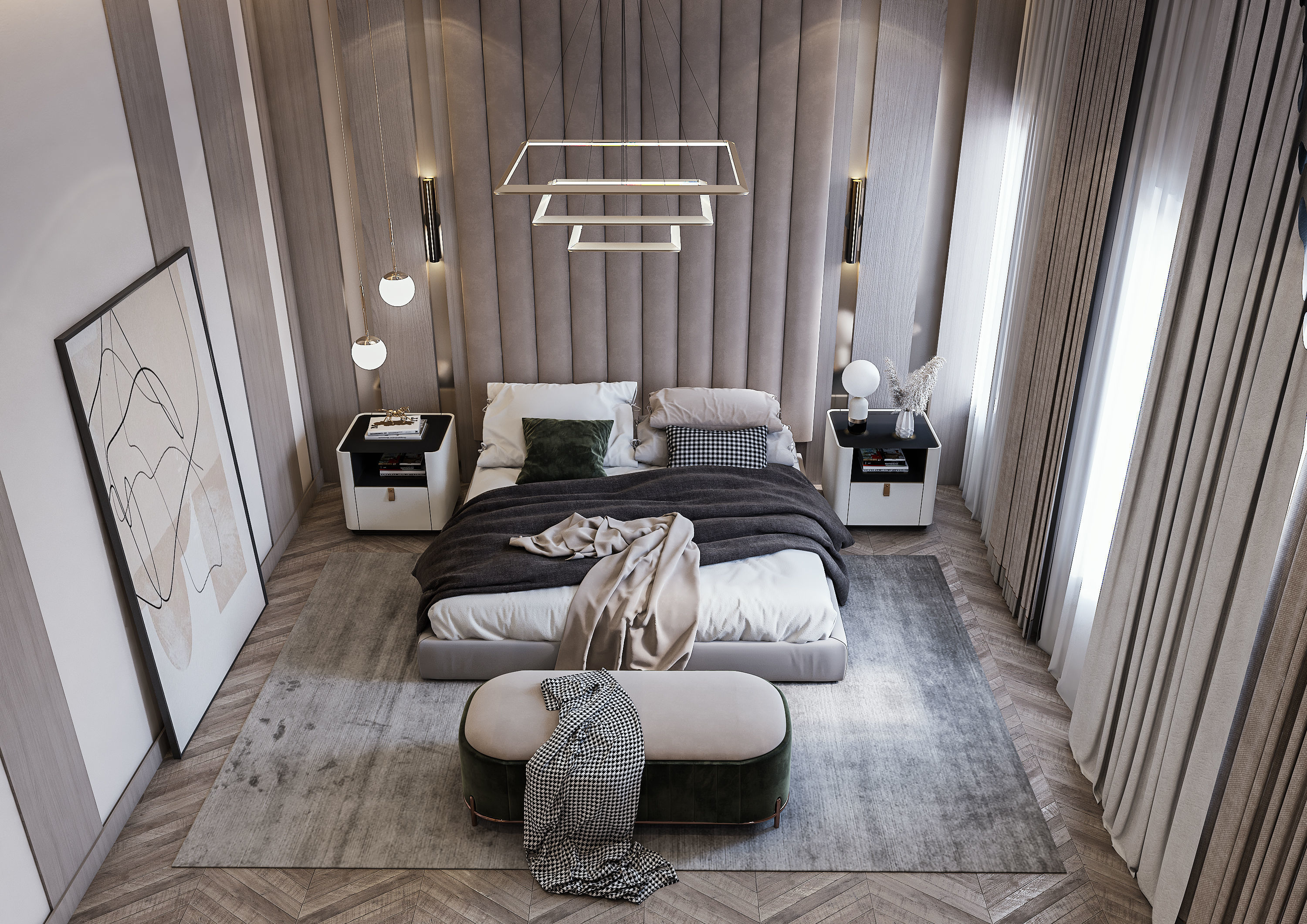 Master Bedroom 3D model_5