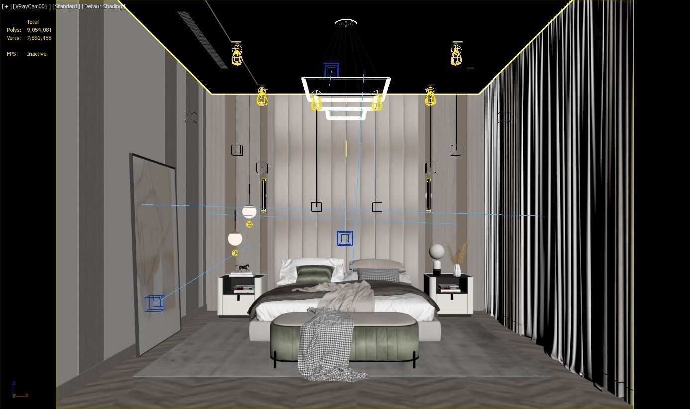 Master Bedroom 3D model_9