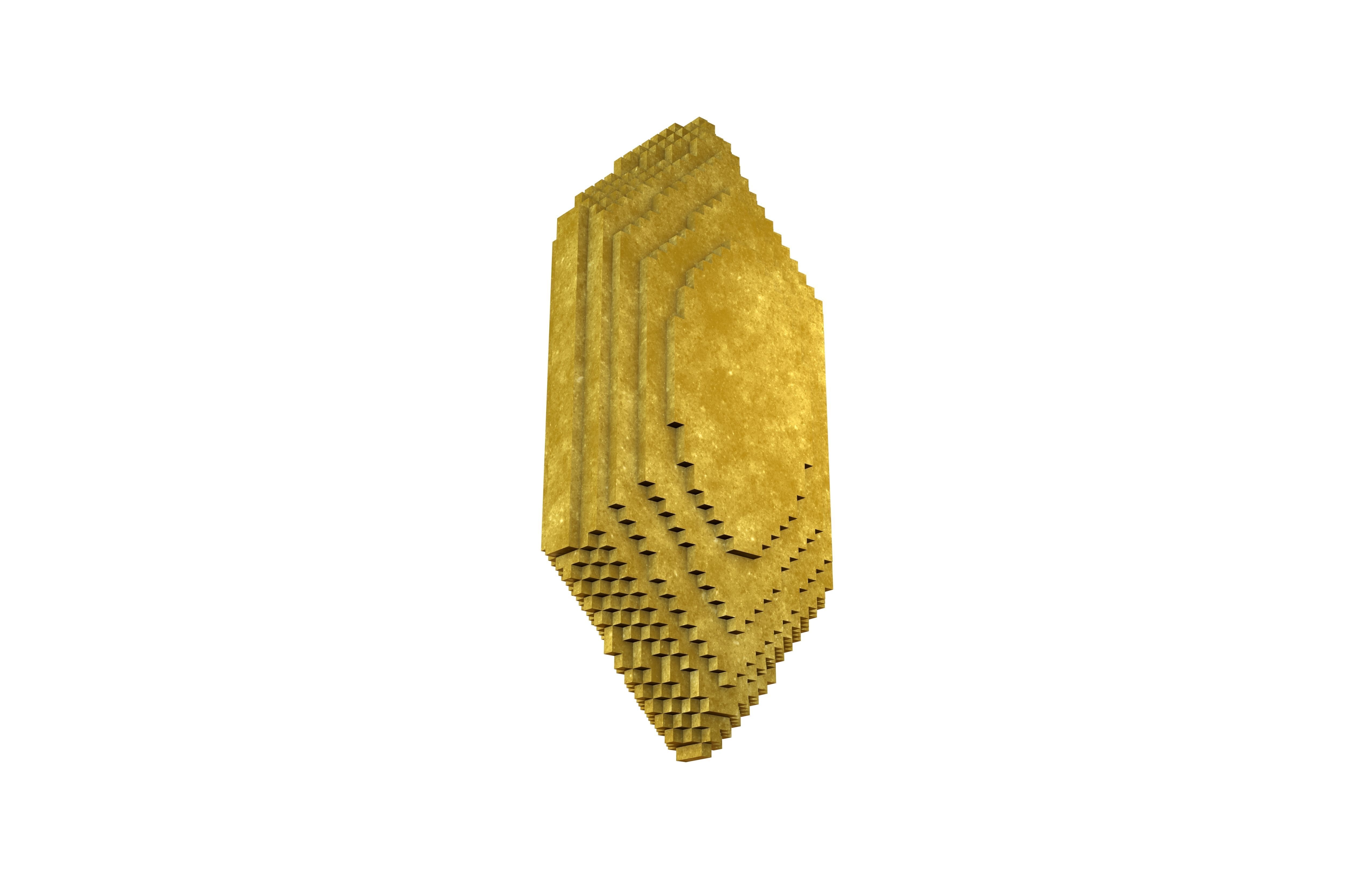 Voxel Gem V1 005 Low-poly 3D model_2