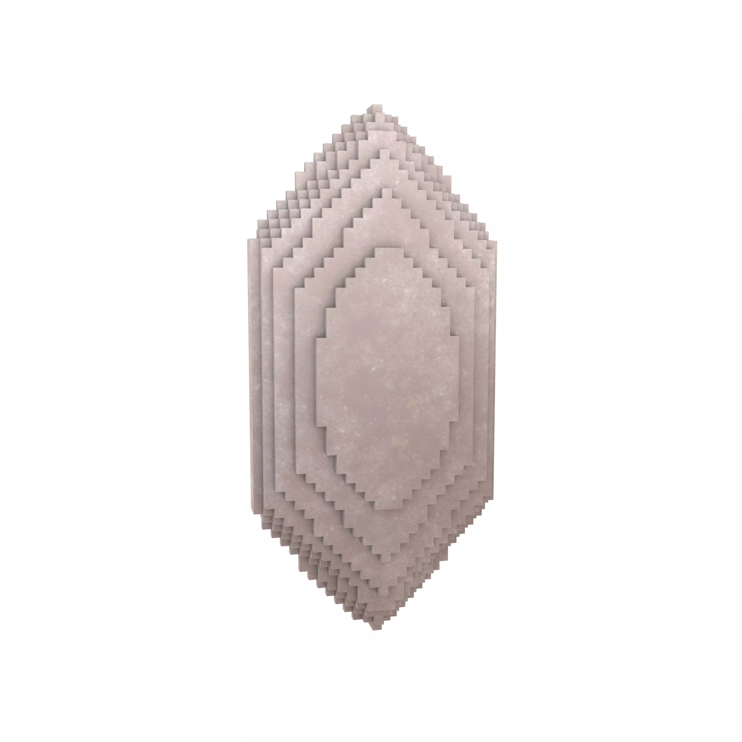 Voxel Gem V1 006 Low-poly 3D model_0