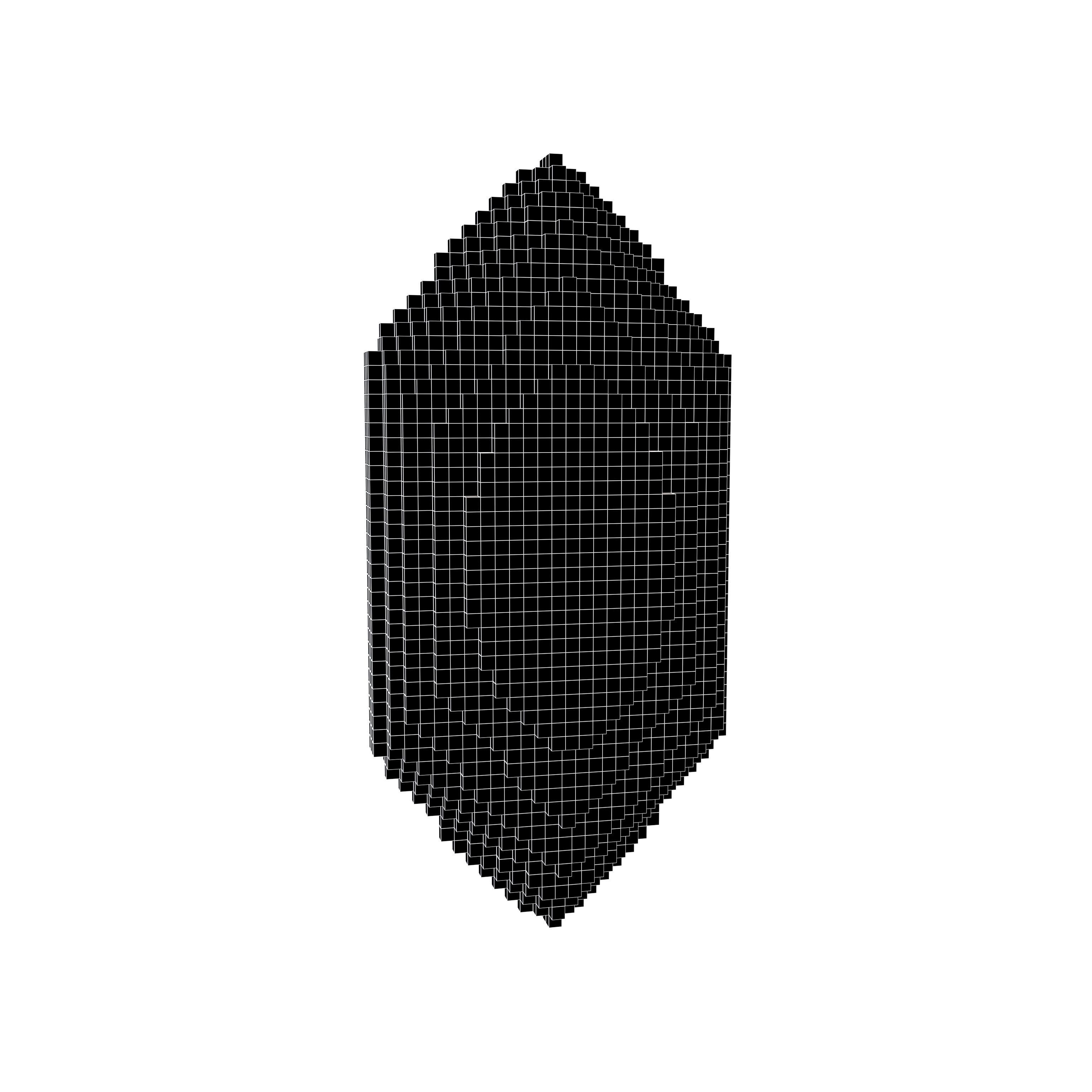 Voxel Gem V1 006 Low-poly 3D model_4