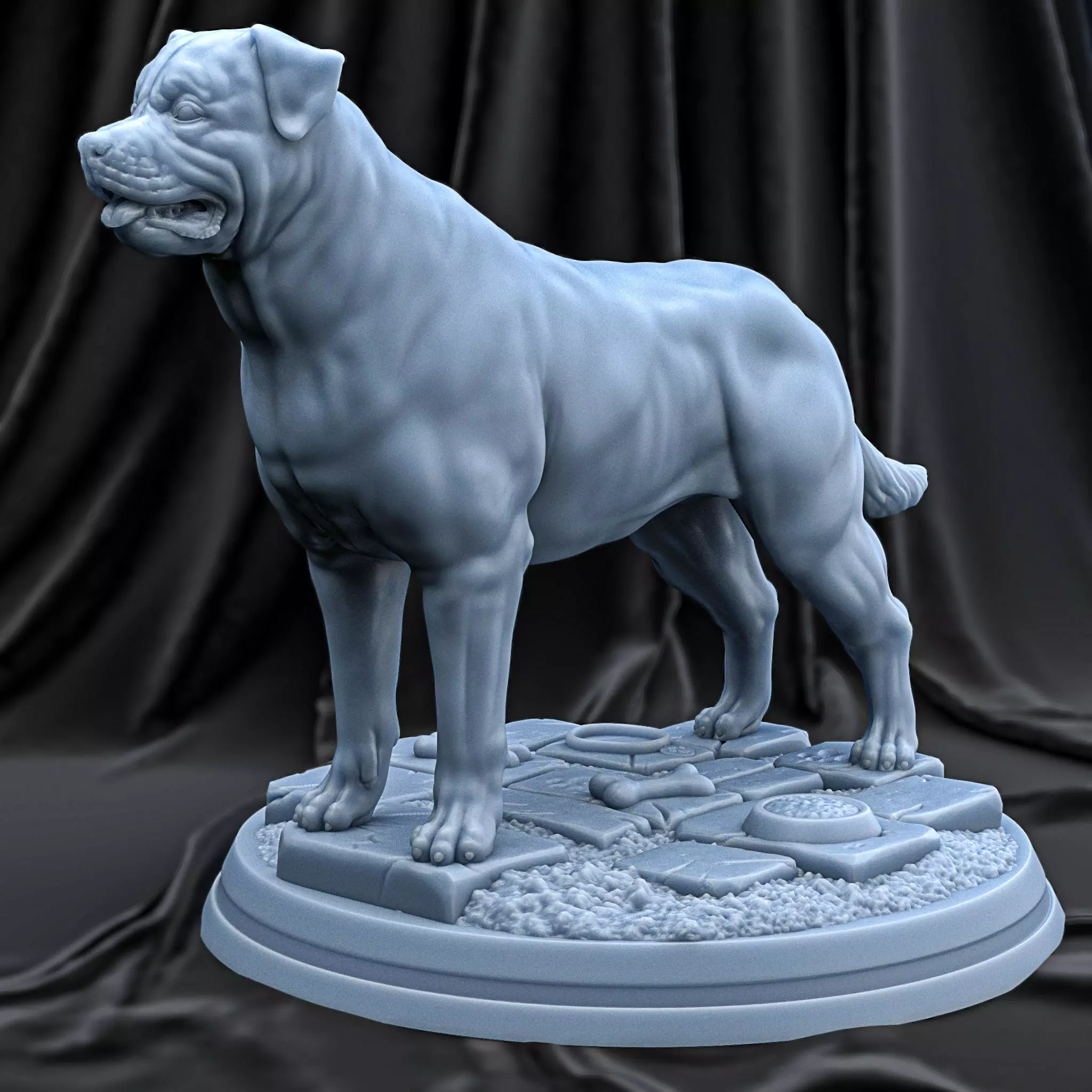 Rottweiler 3D print model_0