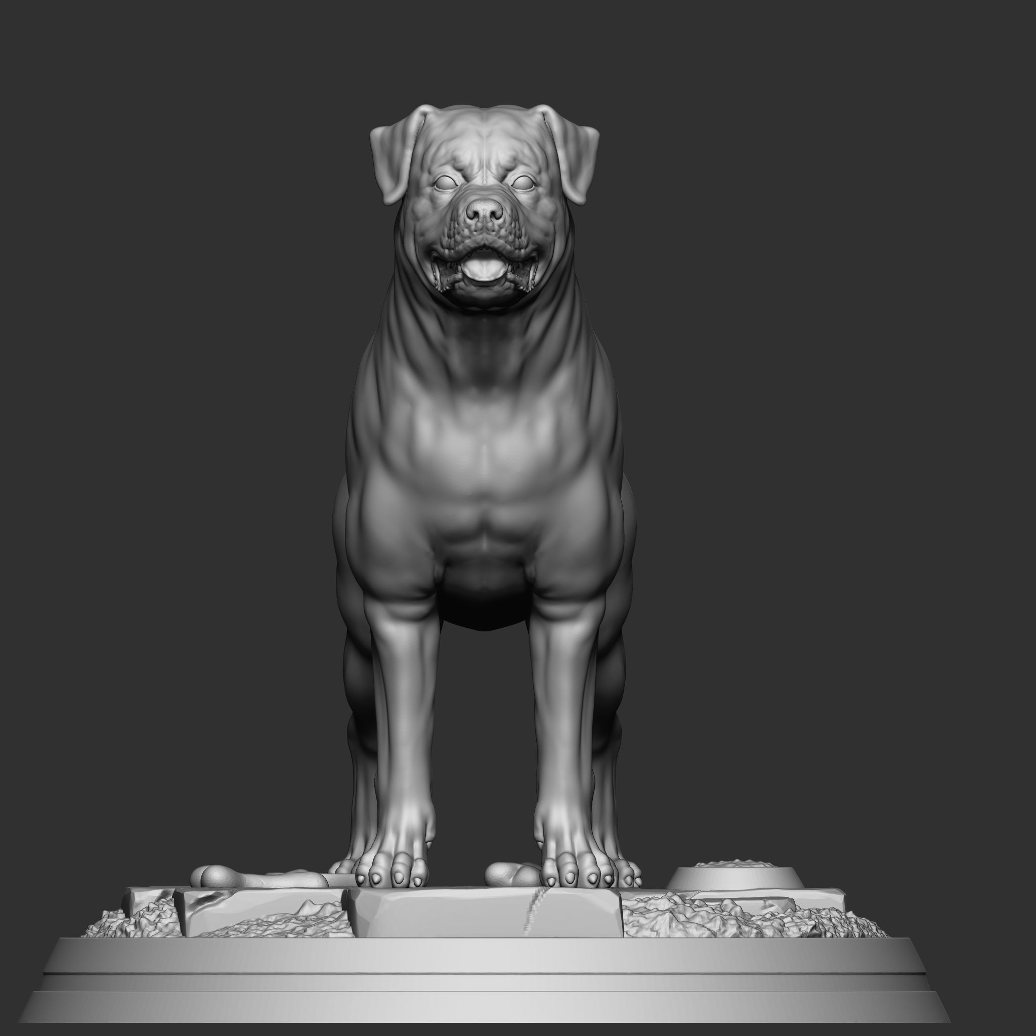 Rottweiler 3D print model_2