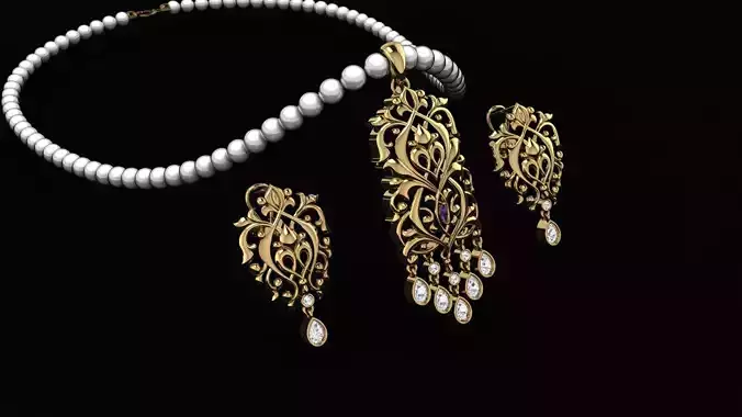 Delicate Pendant set 