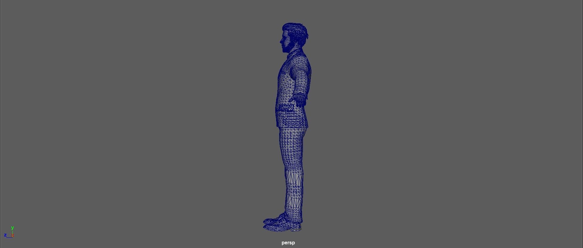 Robert Downey Jr Low-poly 3D model_24