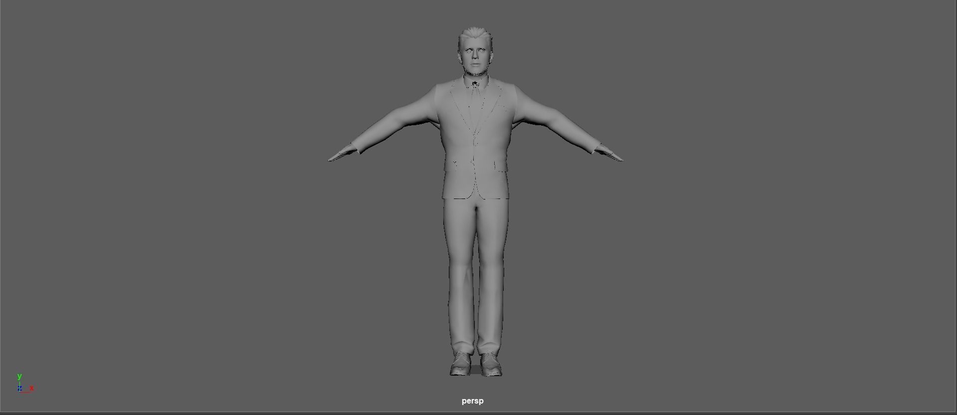 Robert Downey Jr Low-poly 3D model_17
