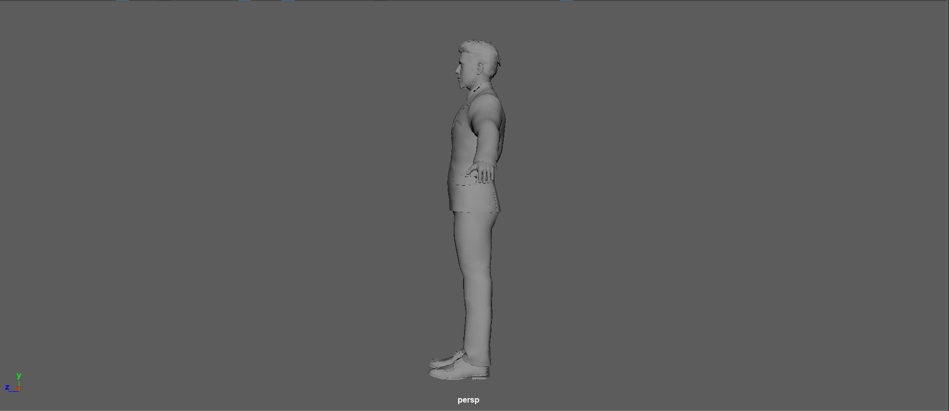 Robert Downey Jr Low-poly 3D model_20