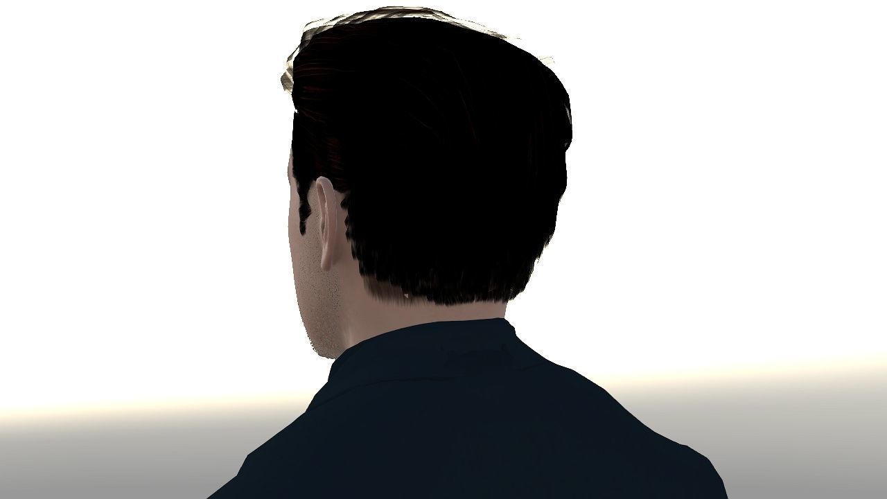 Robert Downey Jr Low-poly 3D model_10