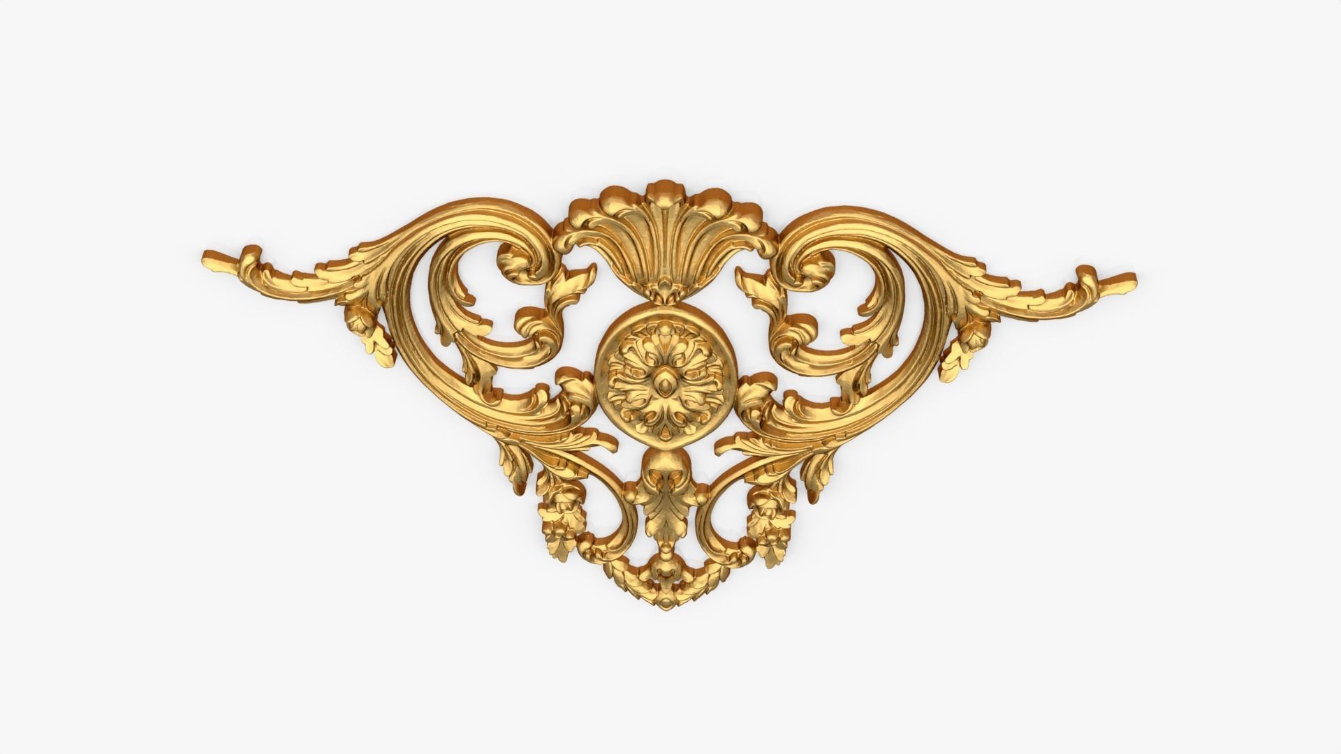 Classic decor ornament 286 3D model_4
