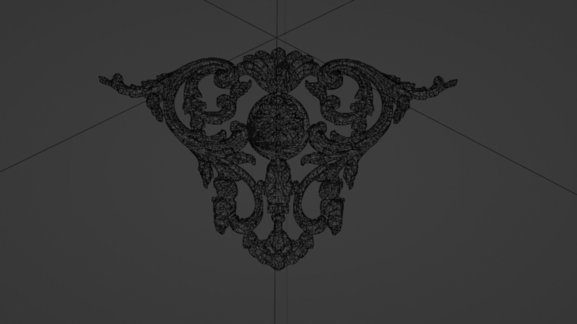 Classic decor ornament 286 3D model_6