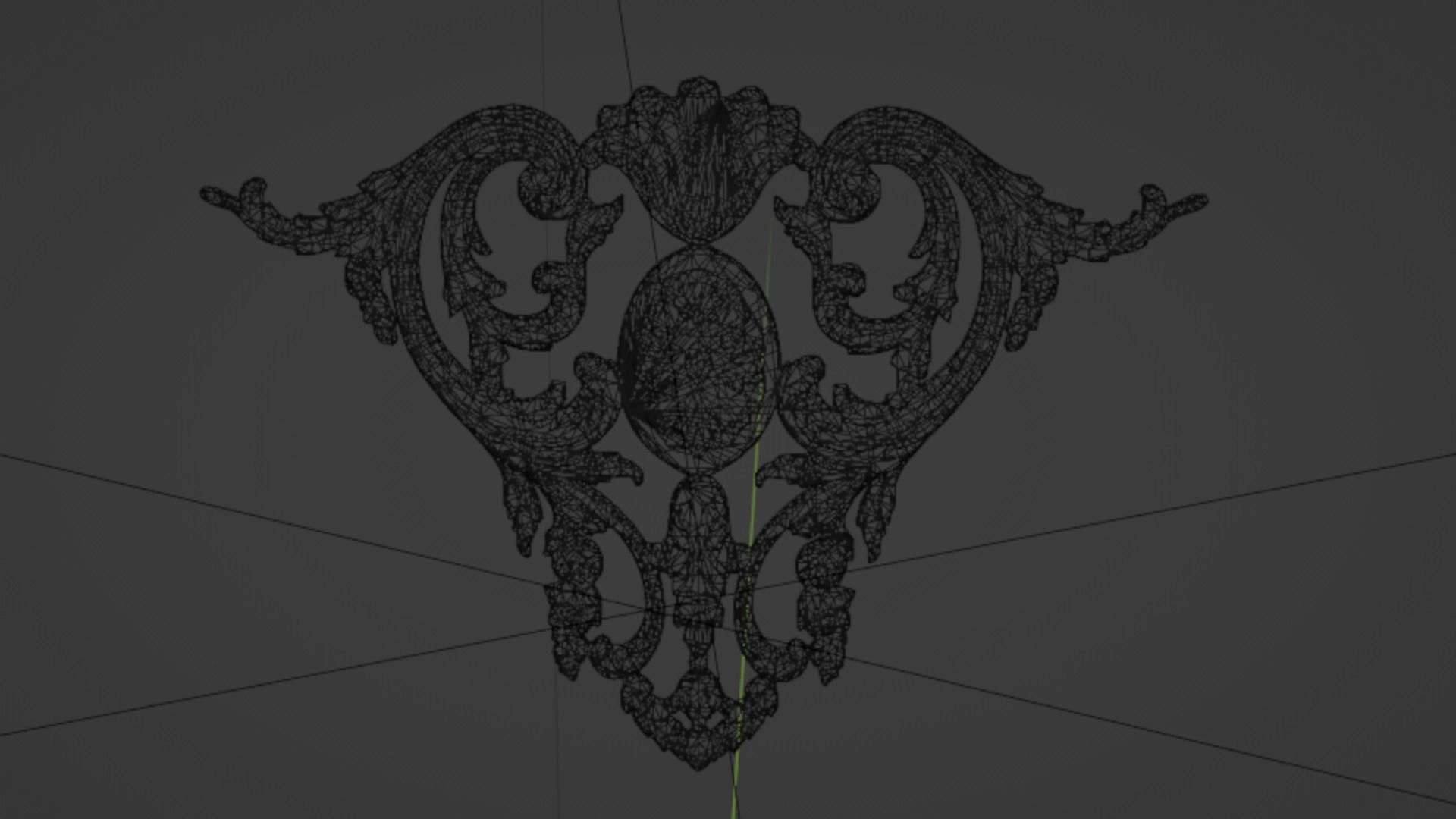 Classic decor ornament 286 3D model_5