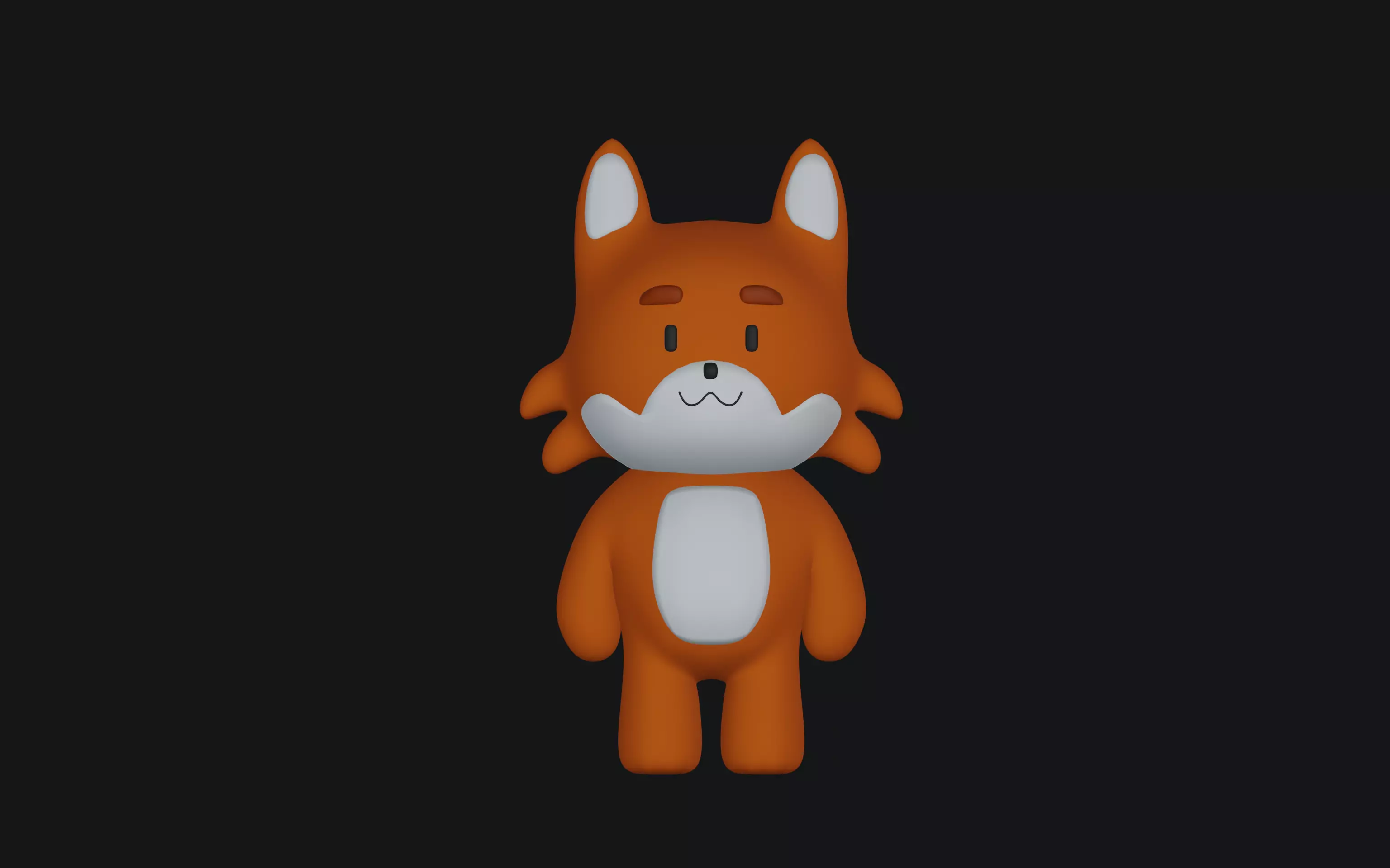 Miniature fox Free 3D model