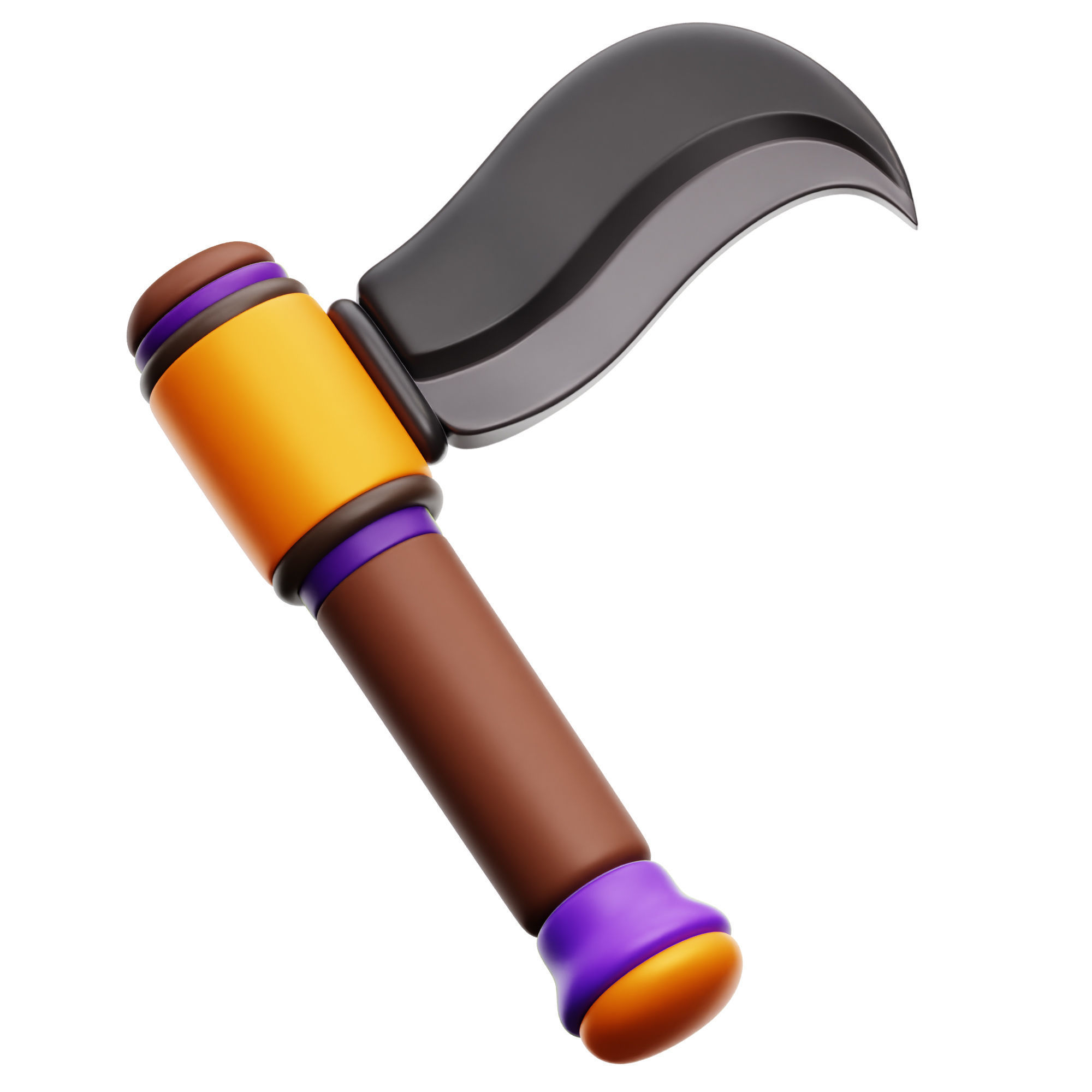 Halloween Scary Boo Icon Pack 3D Model Low-poly 3D model_21
