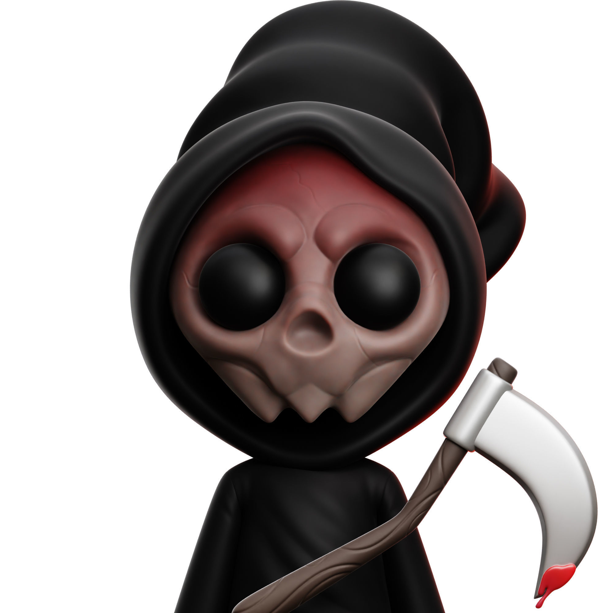 Halloween Scary Boo Icon Pack 3D Model Low-poly 3D model_31
