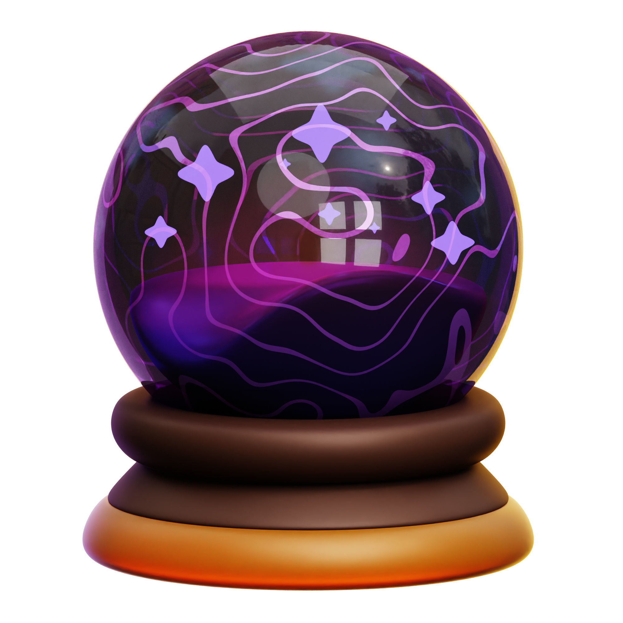 Halloween Scary Boo Icon Pack 3D Model Low-poly 3D model_20