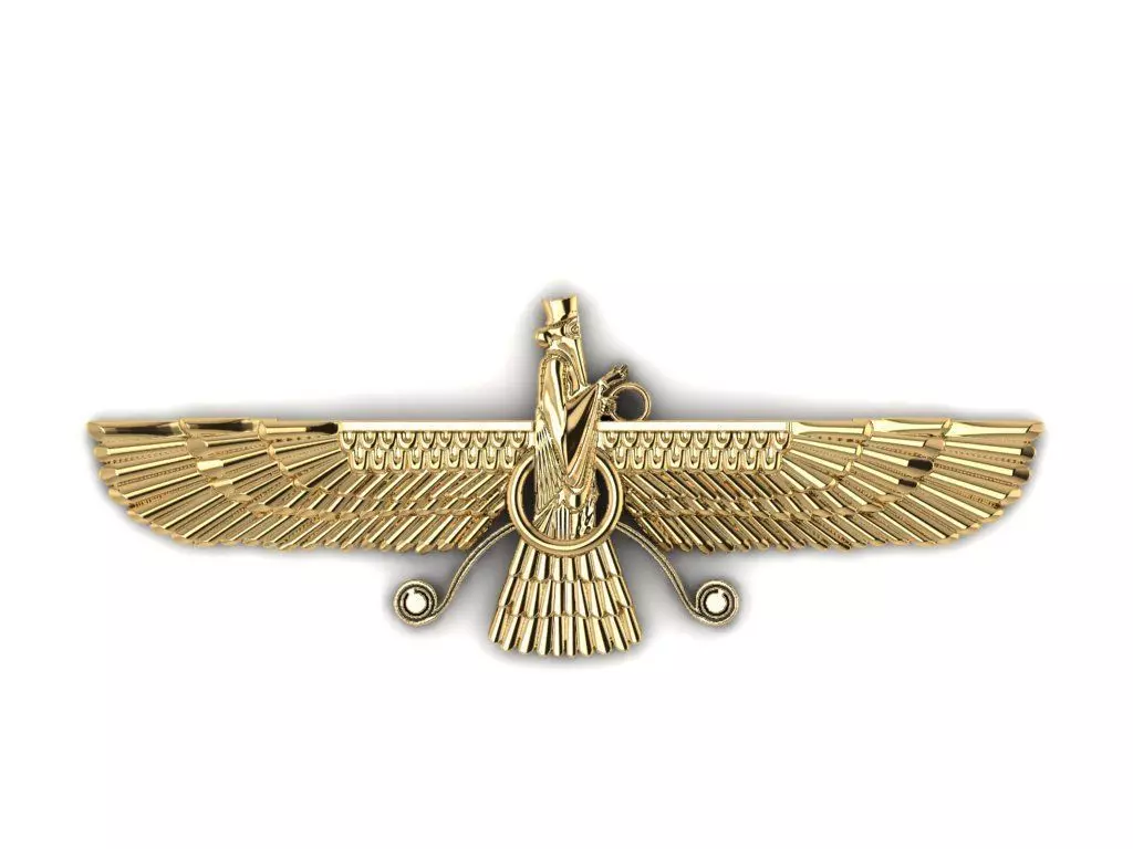 Farahvar sign 3D print model_0