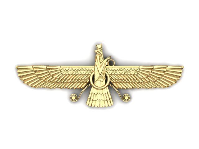 Farahvar sign 3D print model_1