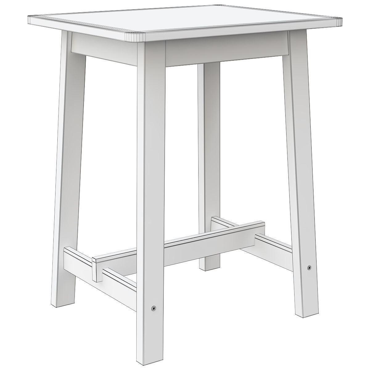 Norraker Table Ikea 3D model_3