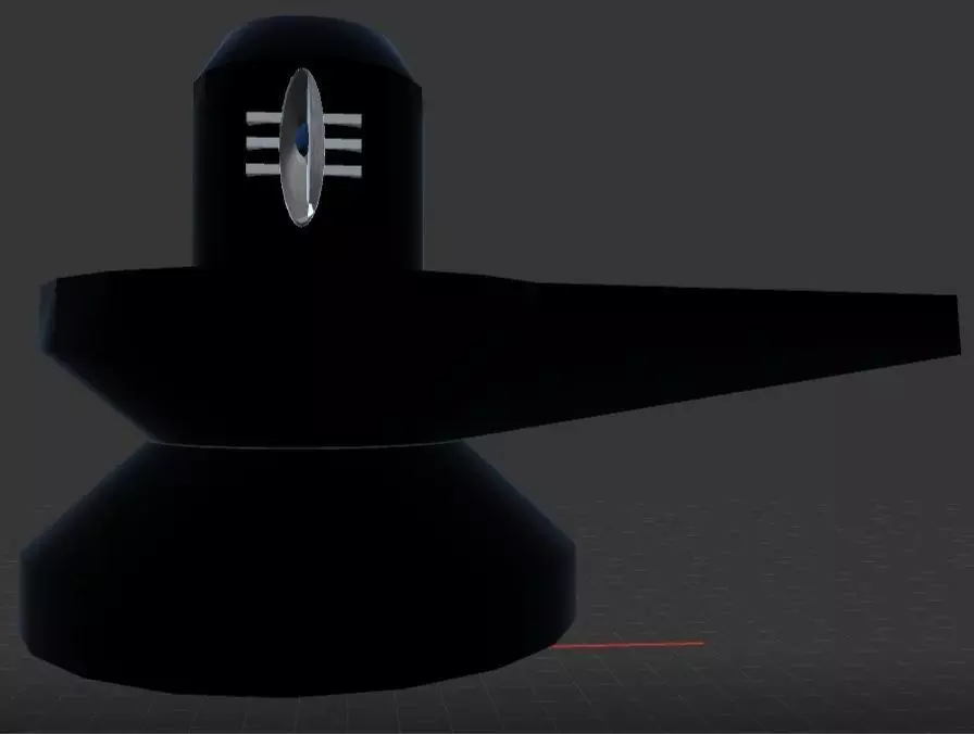 Shivalinga linga 3D model_0