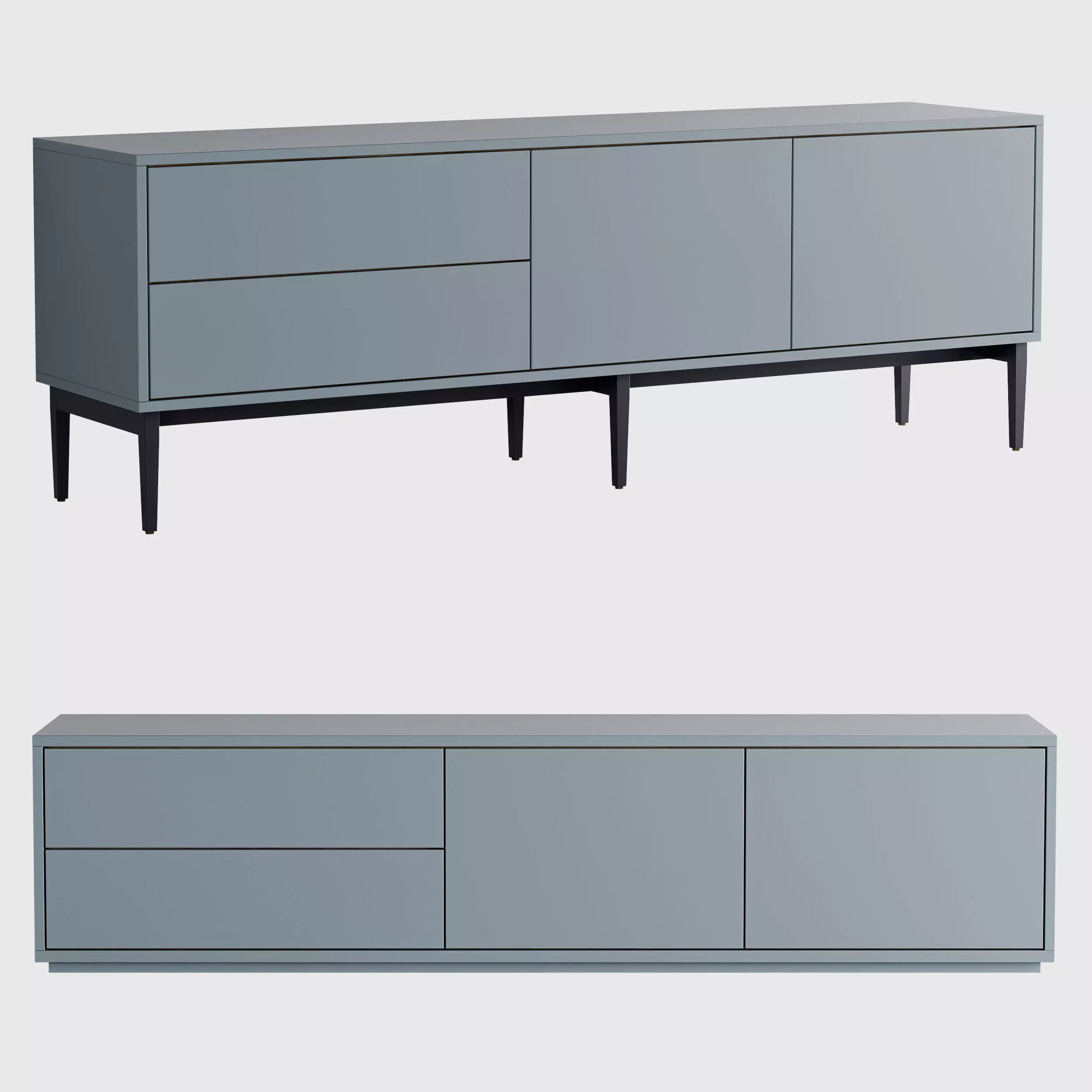 Pixel Cabinet Chest of drawers 3D model_0