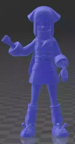 Akari pokemon trainer  3D print model