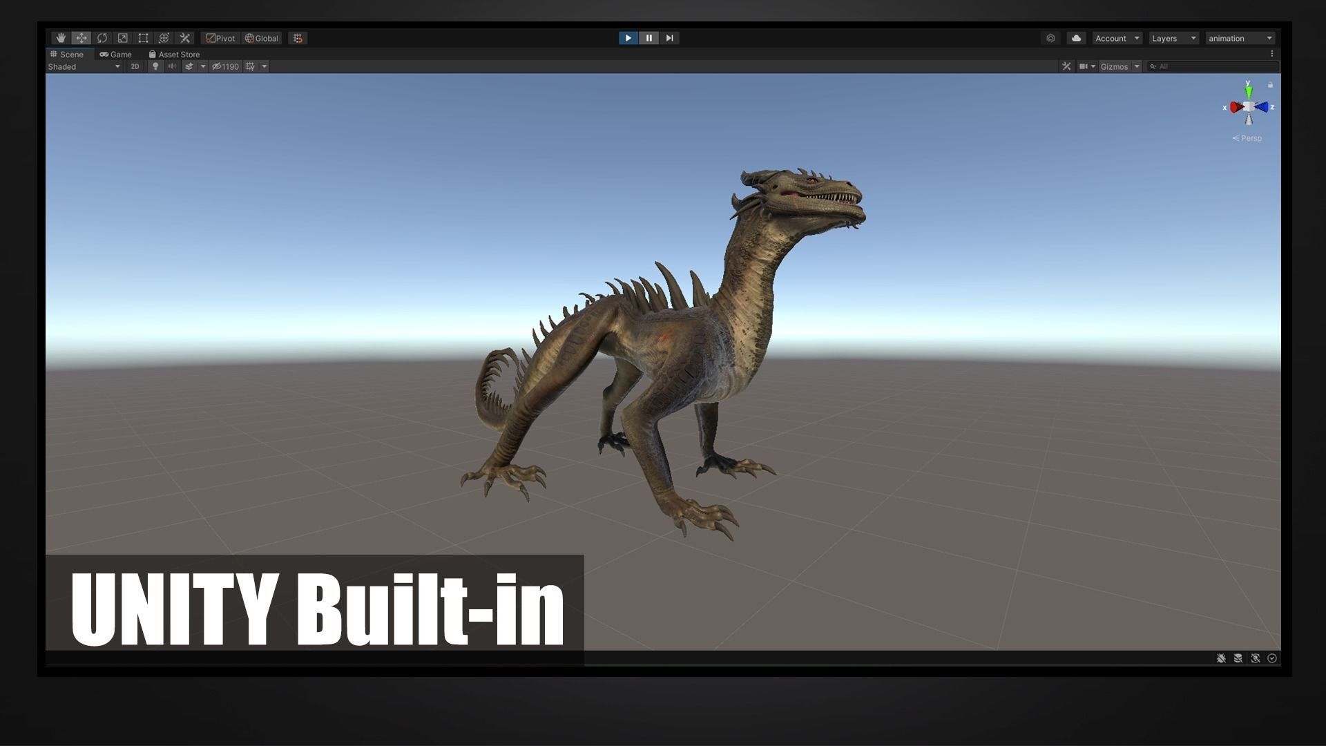 Drake Low-poly 3D model_16