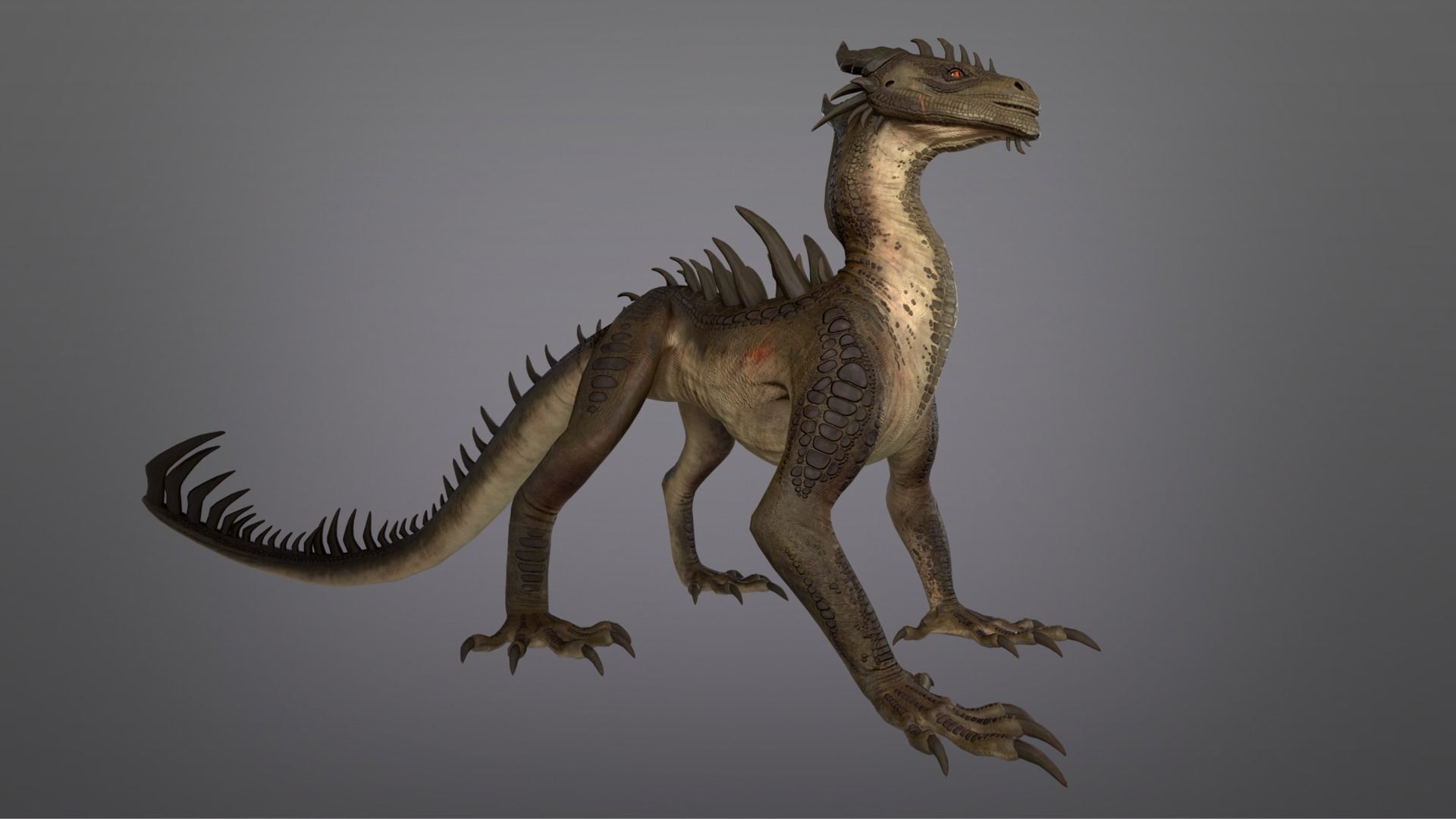 Drake Low-poly 3D model_2