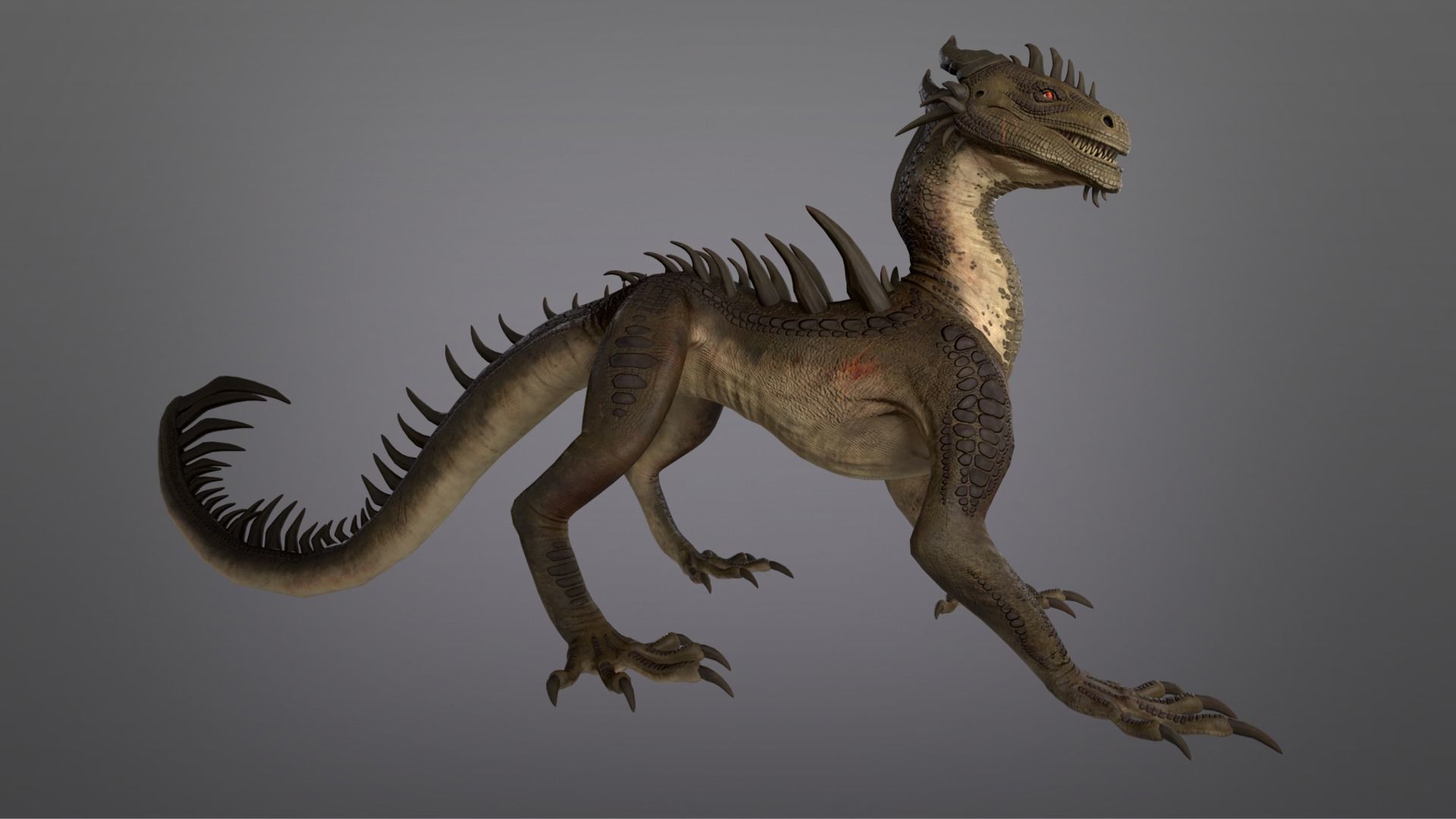 Drake Low-poly 3D model_3