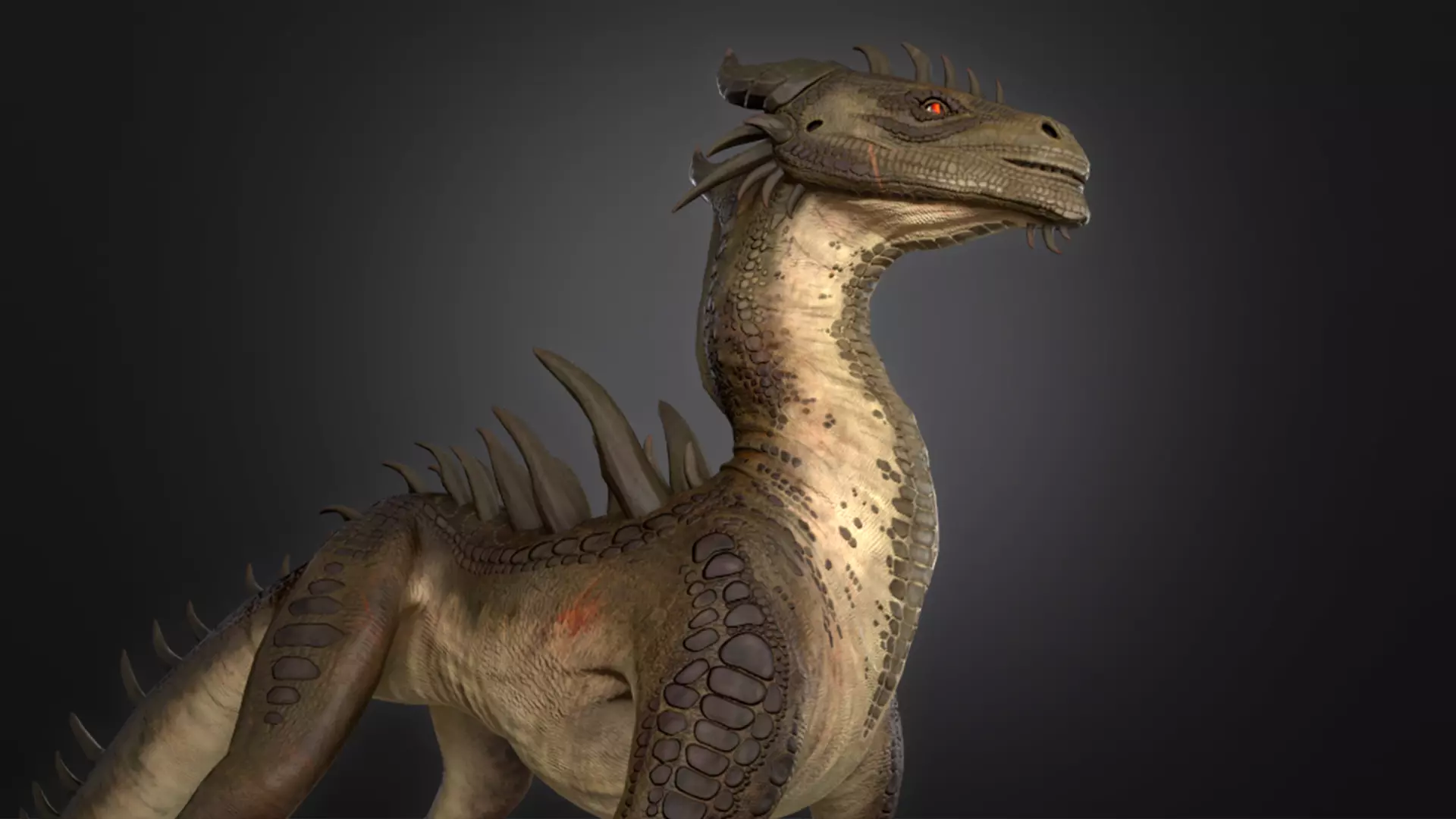 Drake Low-poly 3D model_0