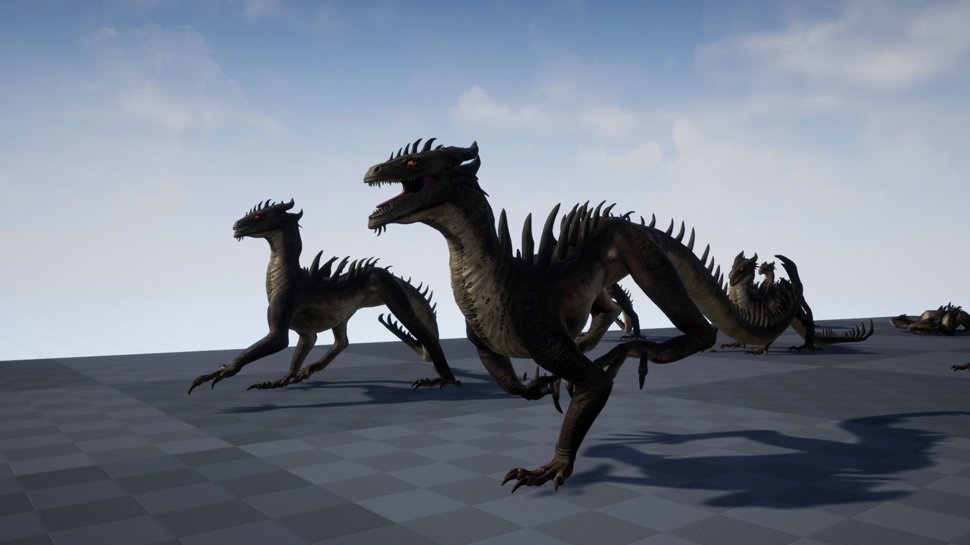 Drake Low-poly 3D model_8