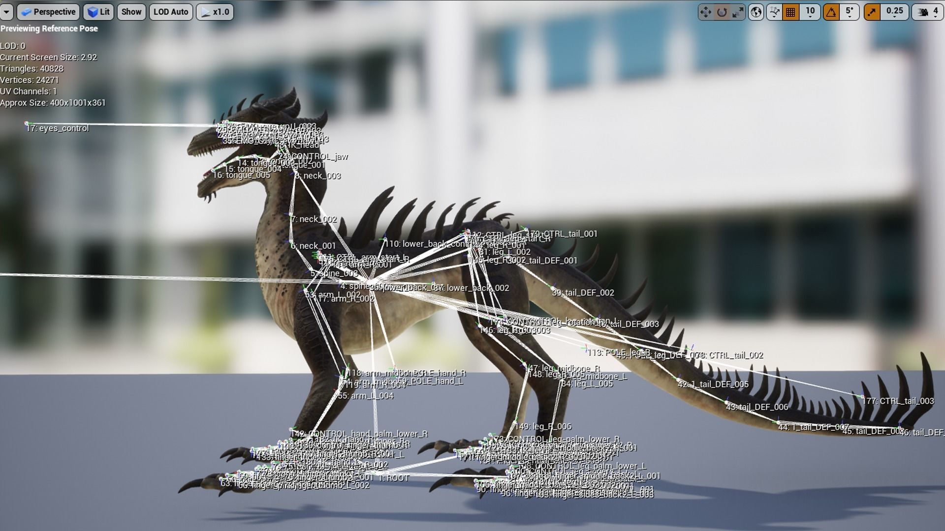 Drake Low-poly 3D model_12