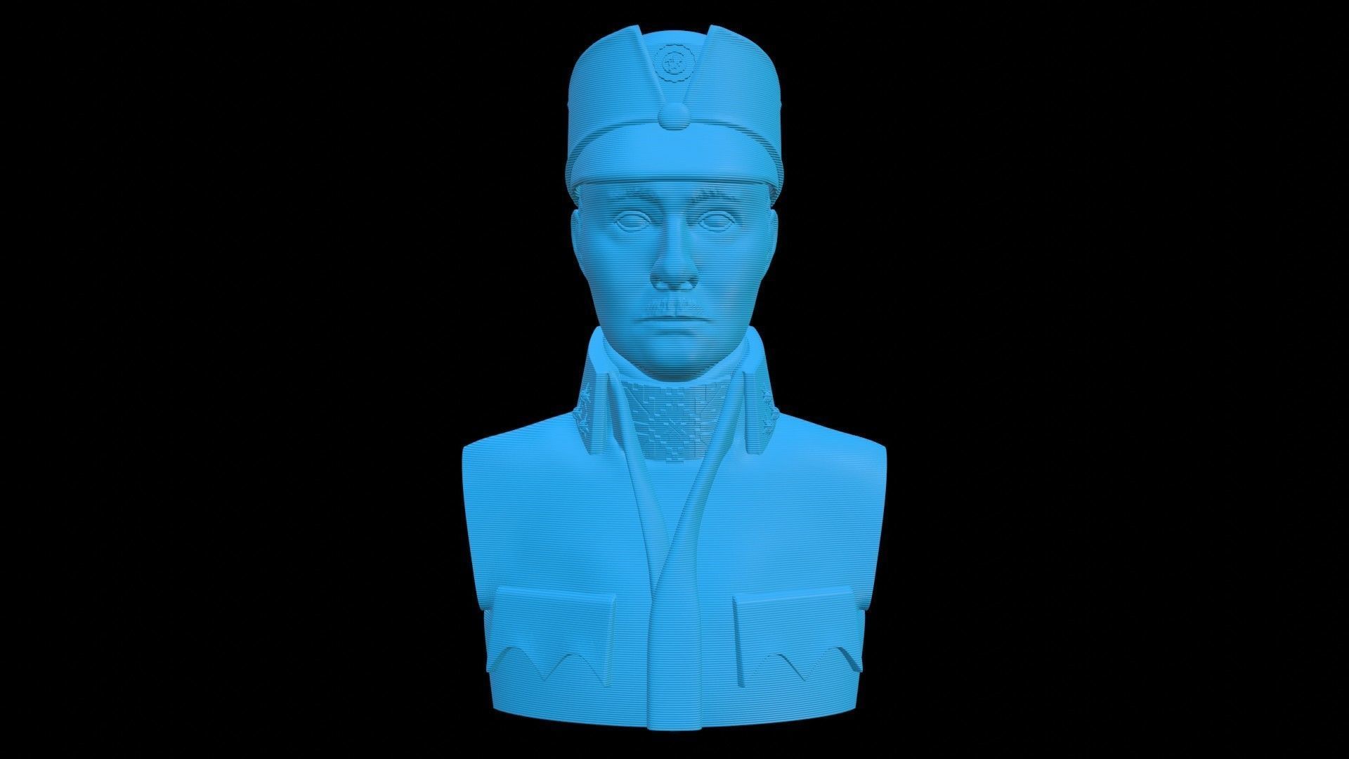 Archduke Vasyl Vyshyvanyi Bust 3D print model_8