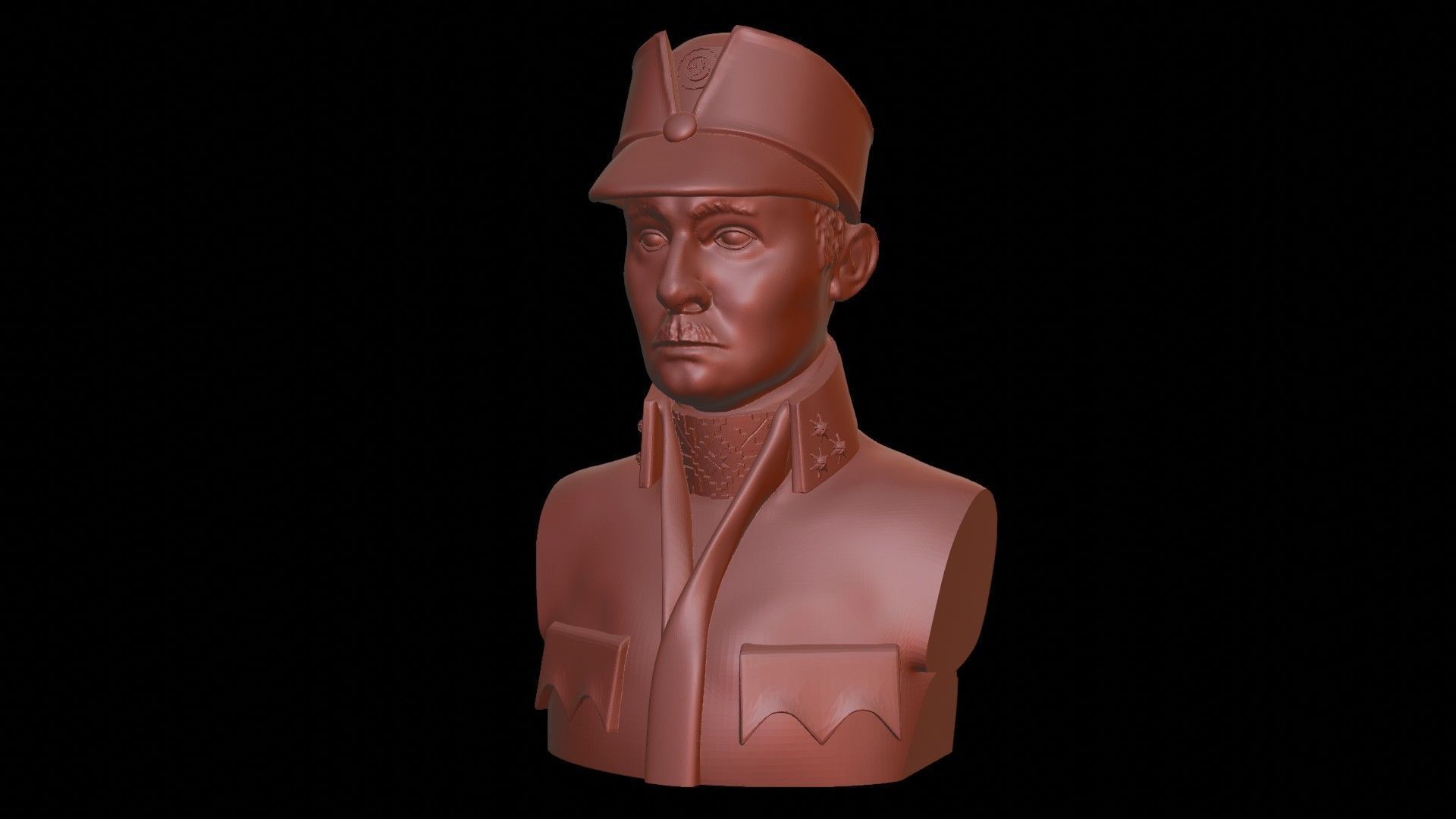 Archduke Vasyl Vyshyvanyi Bust 3D print model_13