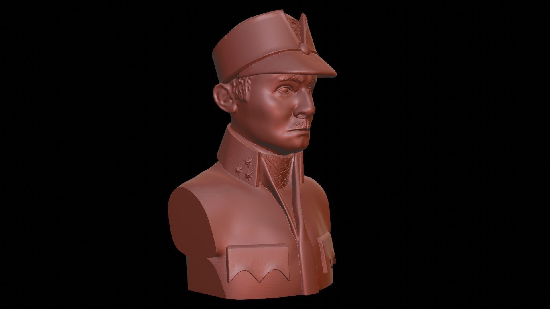 Archduke Vasyl Vyshyvanyi Bust 3D print model_15