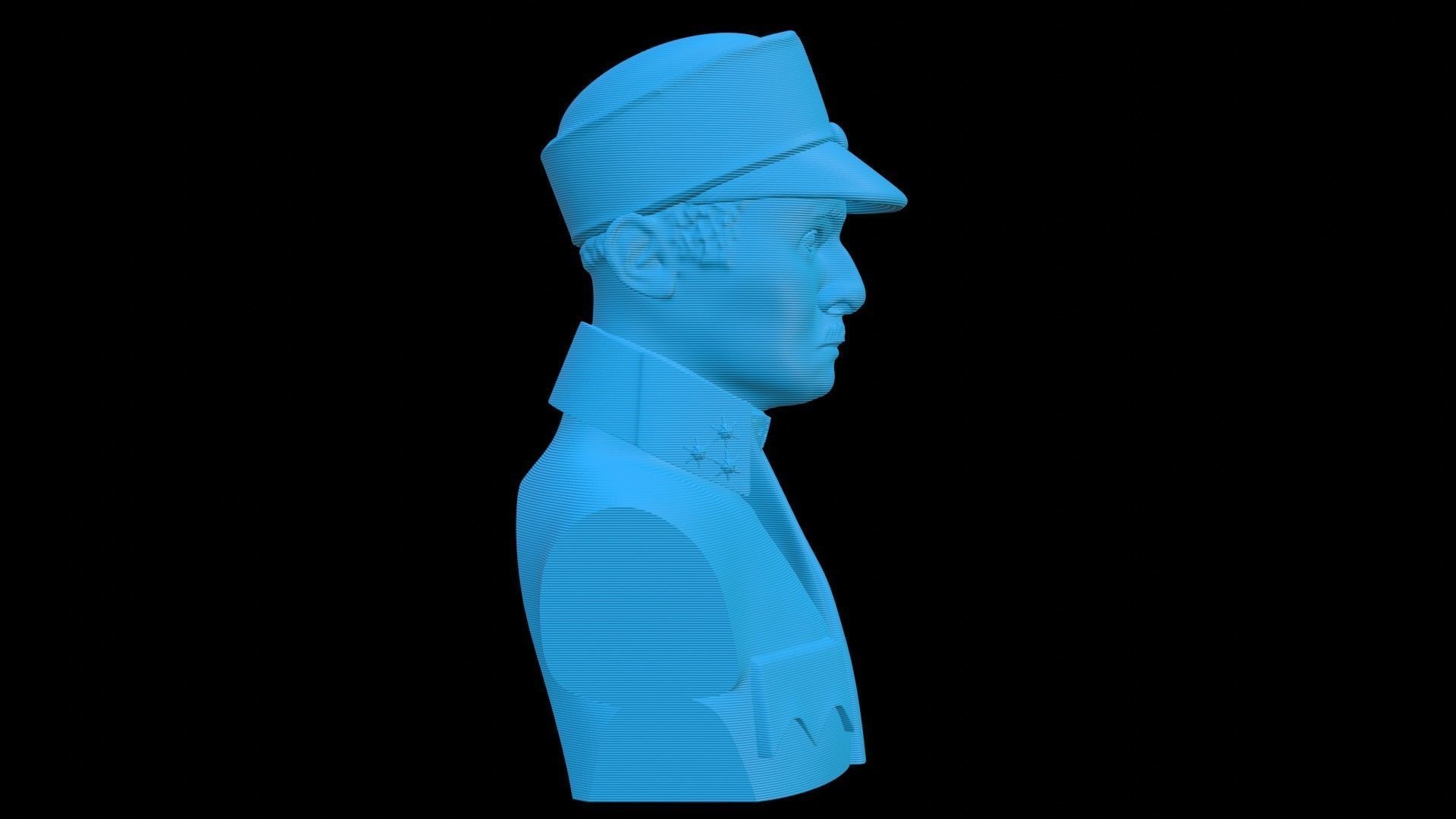 Archduke Vasyl Vyshyvanyi Bust 3D print model_10
