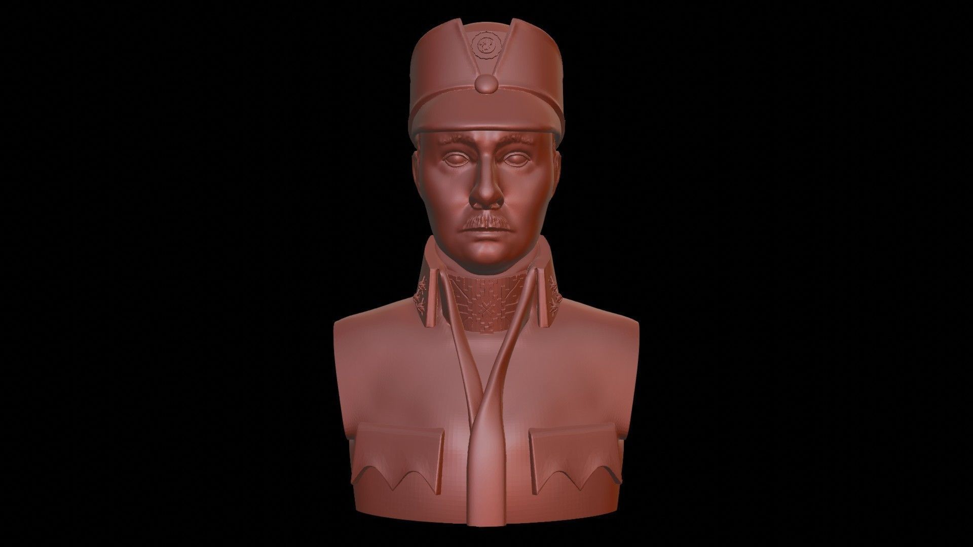 Archduke Vasyl Vyshyvanyi Bust 3D print model_14